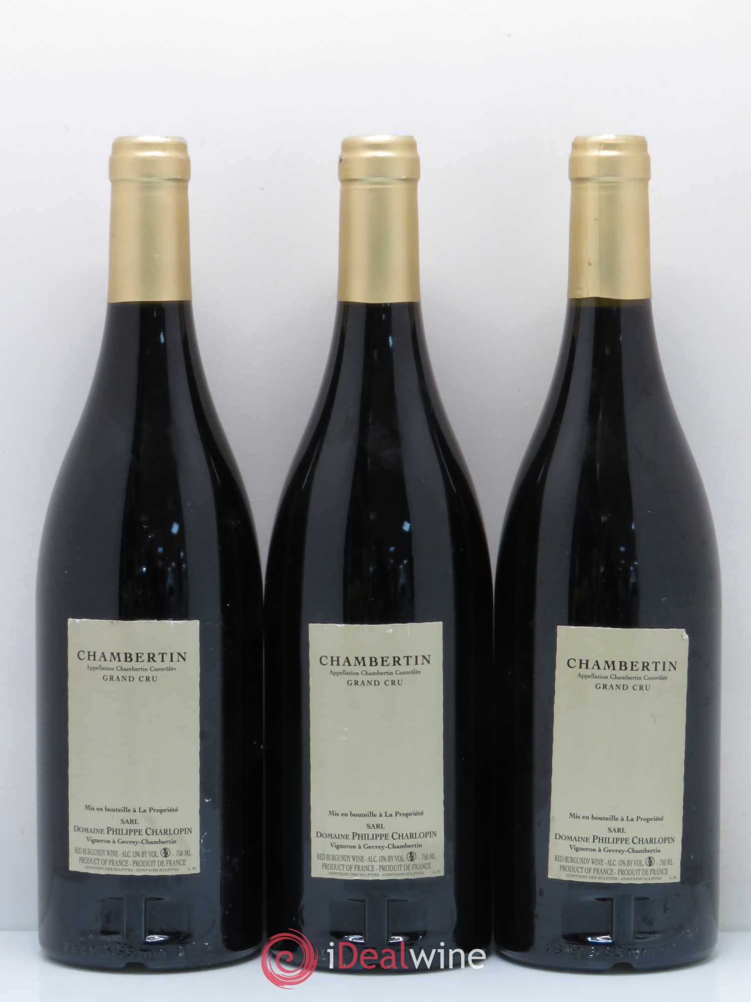 Chambertin Grand Cru Philippe Charlopin 2011 - Lot de 3 bouteilles - 1