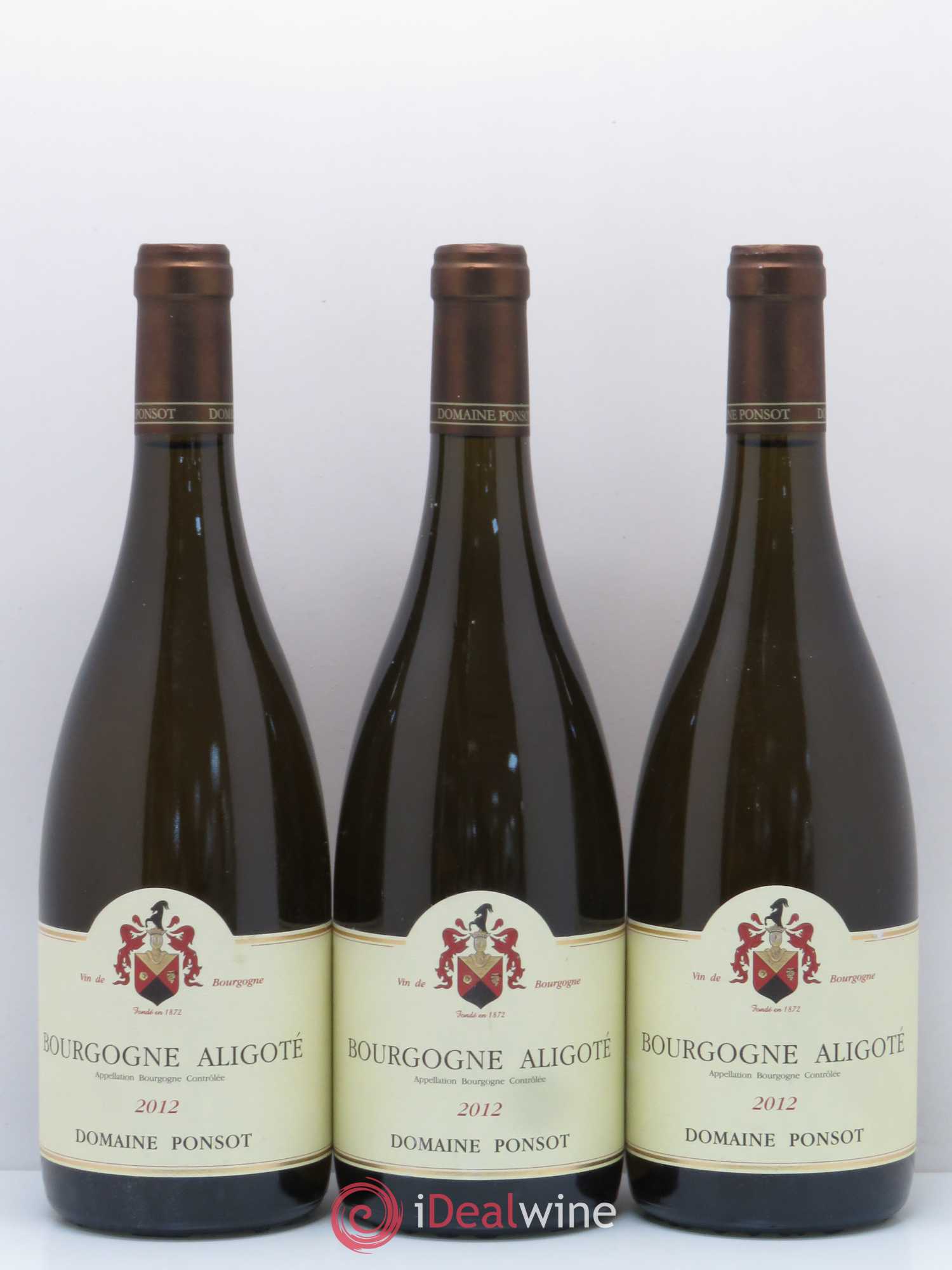 Bourgogne aligoté Ponsot 2012 - Posten von 3 Flaschen - 0