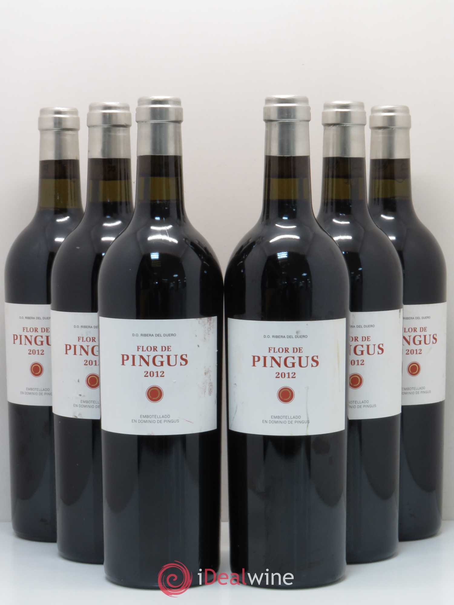 Ribera Del Duero Flor de Pingus Dominio de Pingus - Peter Sisseck 2012 - Lot de 6 bouteilles - 0