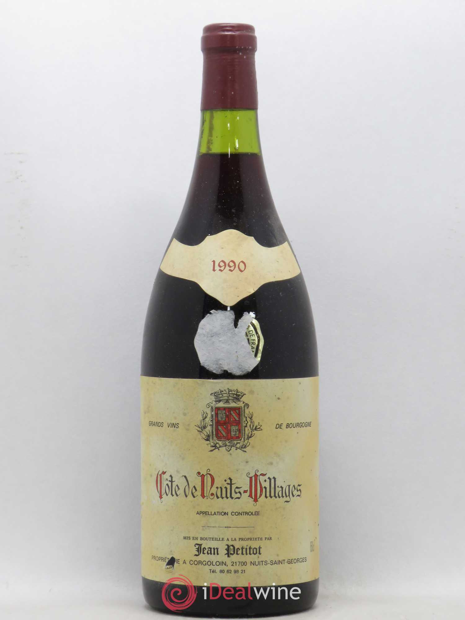 Côte de Nuits-Villages Petitot 1990 - Posten von 1 Magnum - 0