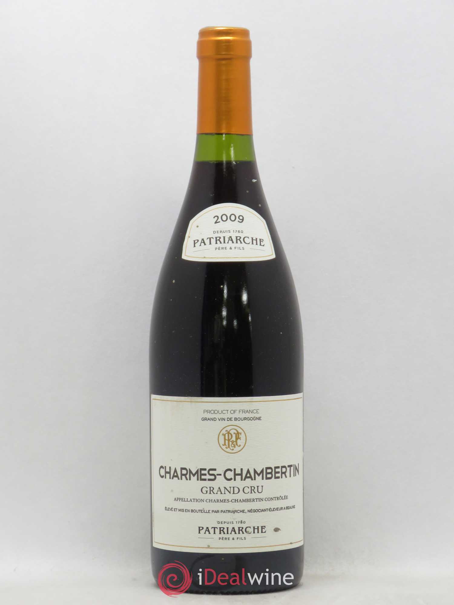 Charmes-Chambertin Grand Cru Patriarche 2009 - Lot de 1 bouteille - 0