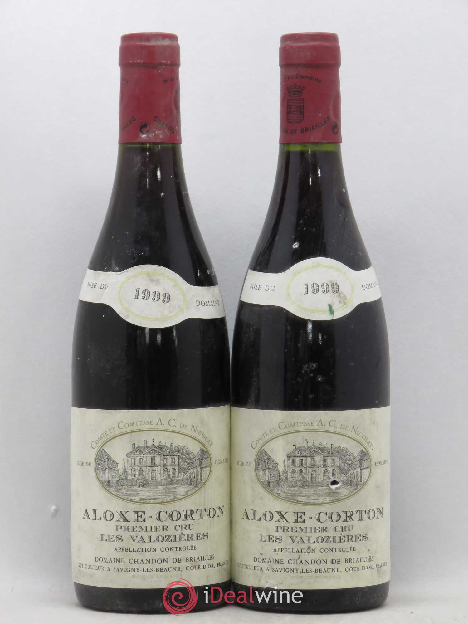 Aloxe-Corton 1er Cru Les Valozieres Chandon de Briailles 1999 - Posten von 2 Flaschen - 0