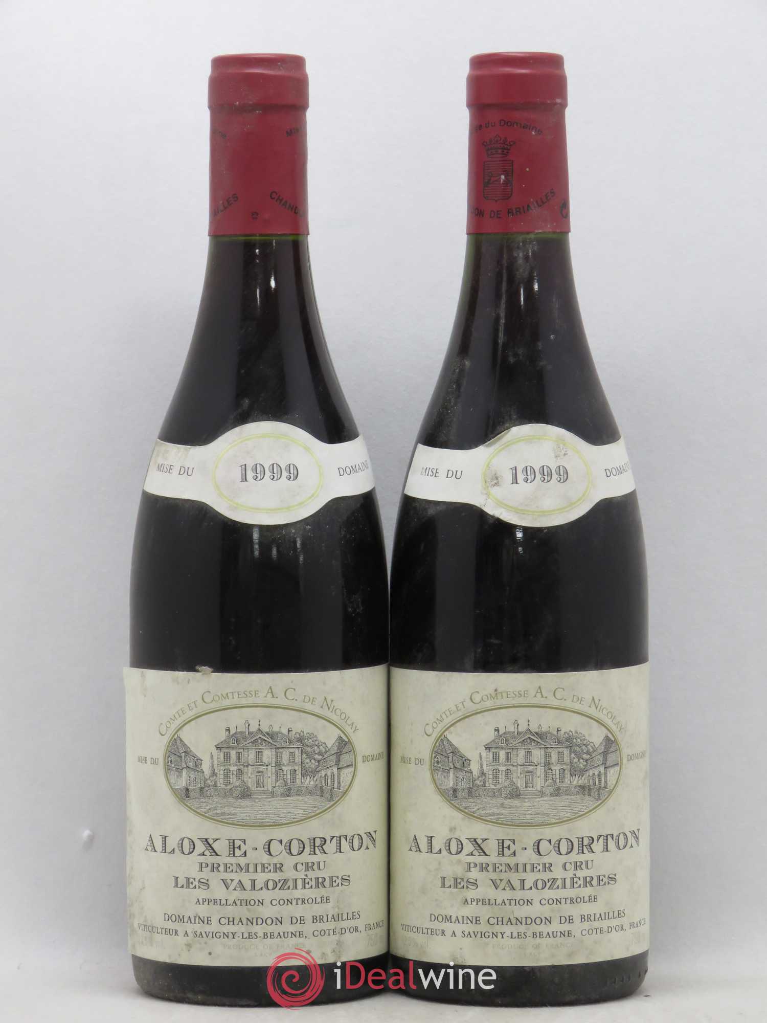 Aloxe-Corton 1er Cru Les Valozieres Chandon de Briailles 1999 - Posten von 2 Flaschen - 0