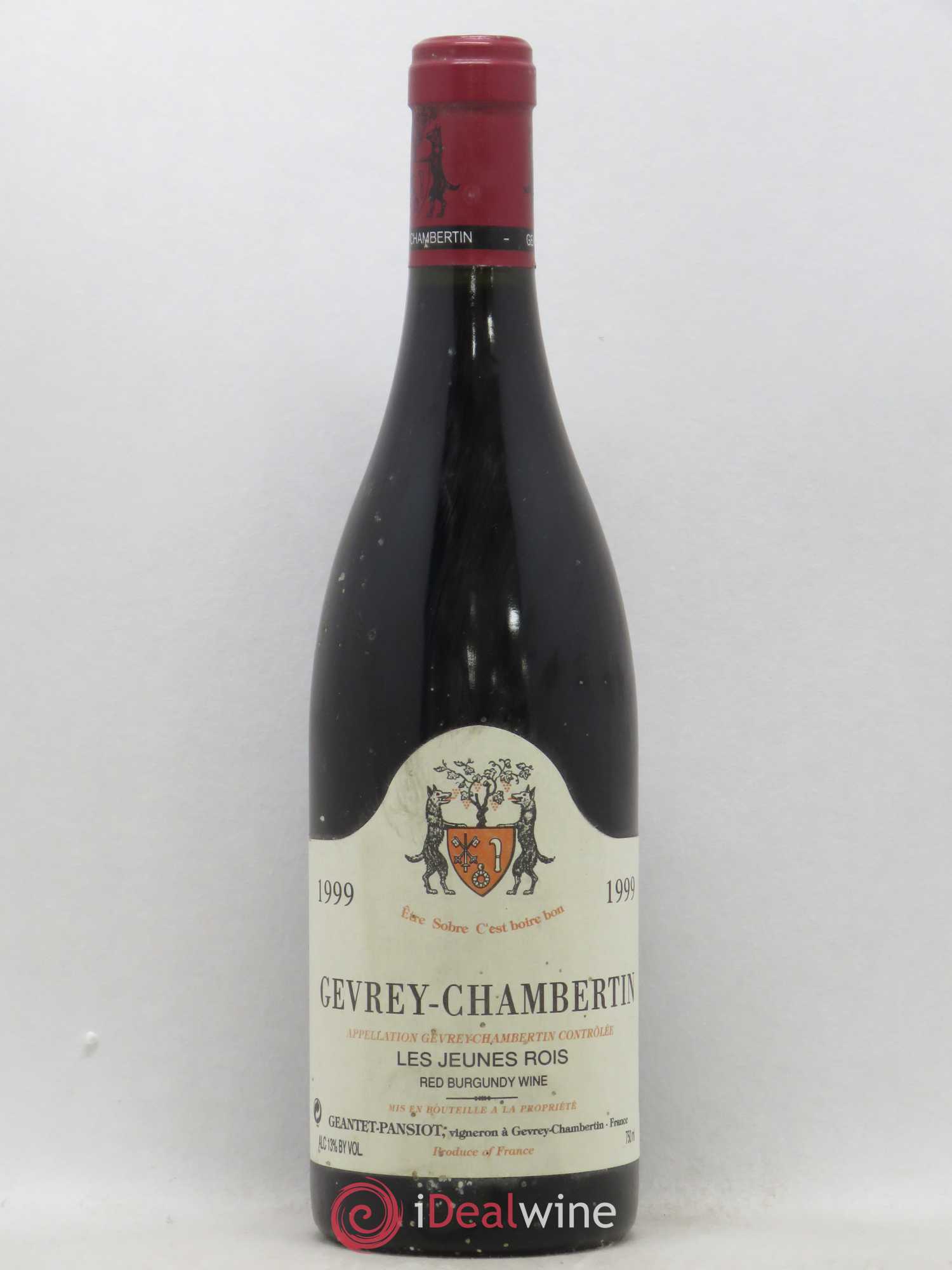 Gevrey-Chambertin Les Jeunes Rois Geantet-Pansiot 1999 - Lot de 1 bouteille - 0