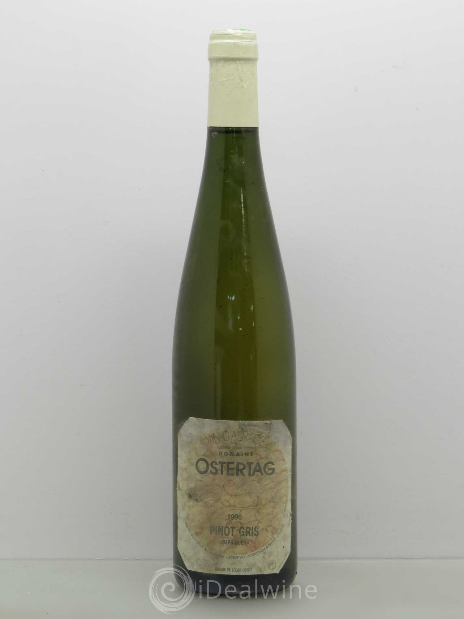 Pinot Gris Barriques Ostertag 1996 - Posten von 1 Flasche - 0