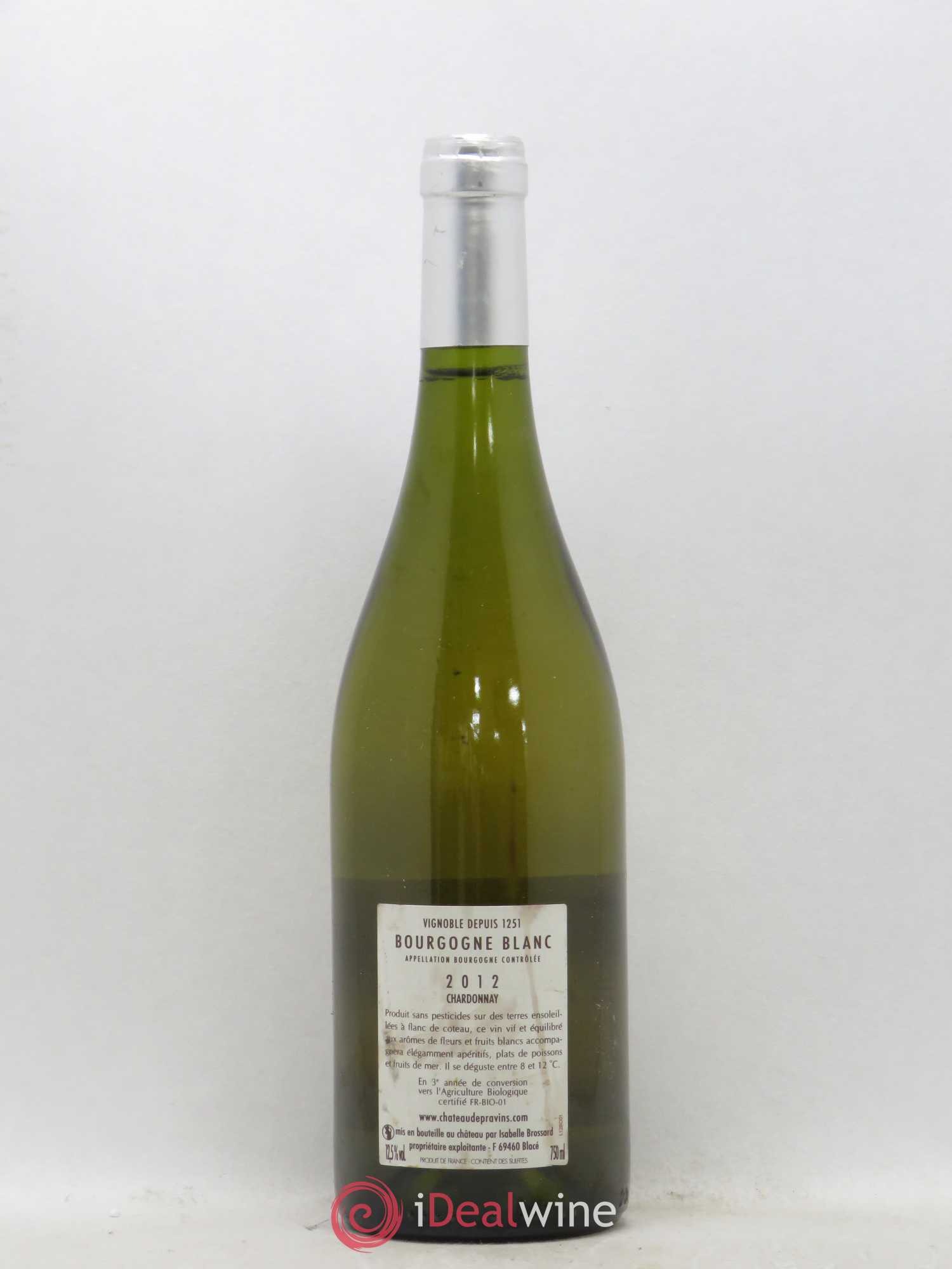 Bourgogne Chardonnay Château de Pravins 2012 - Posten von 1 Flasche - 1
