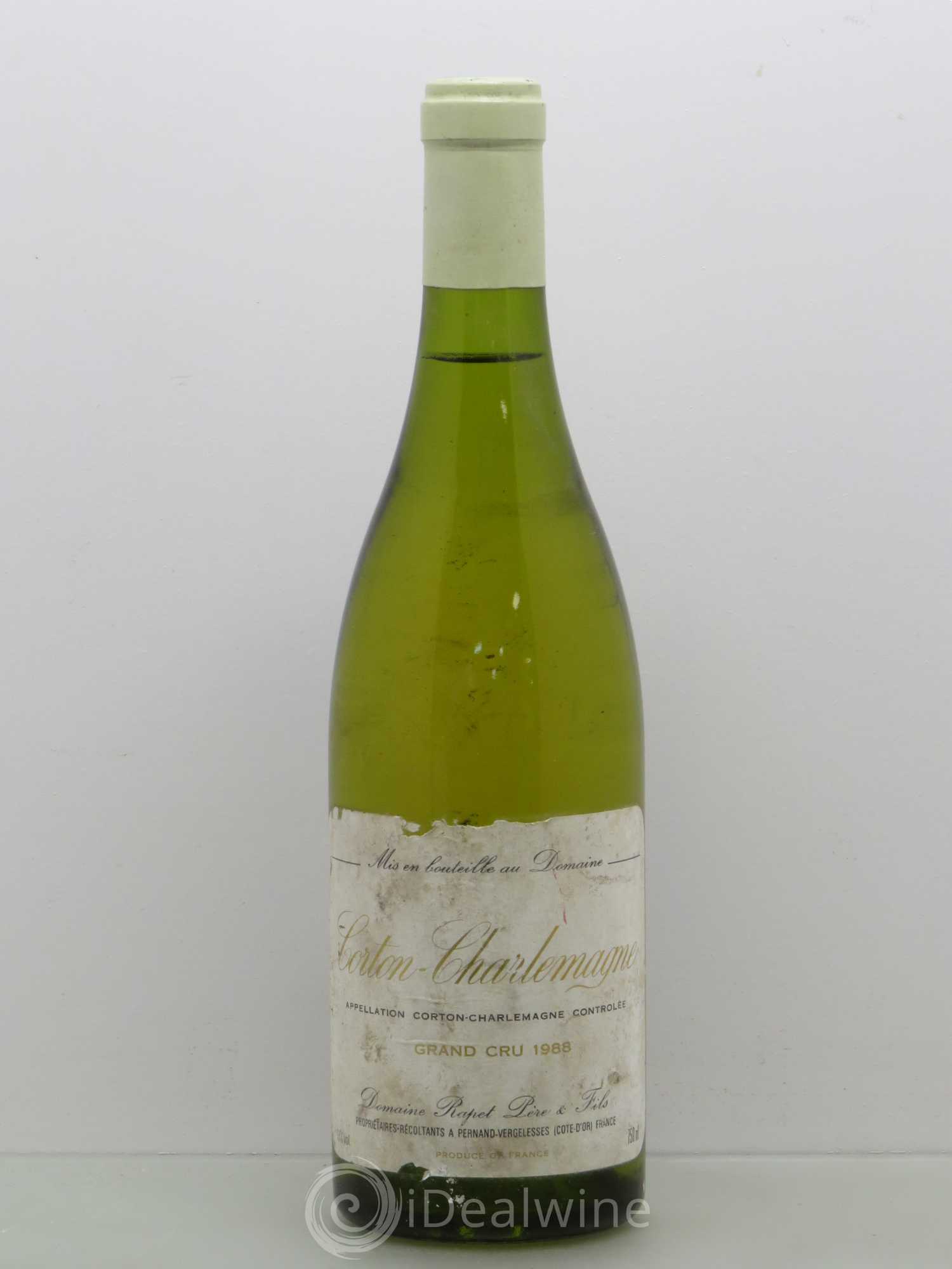 Corton-Charlemagne Grand Cru Rapet Père & Fils 1988 - Lot de 1 bouteille - 0