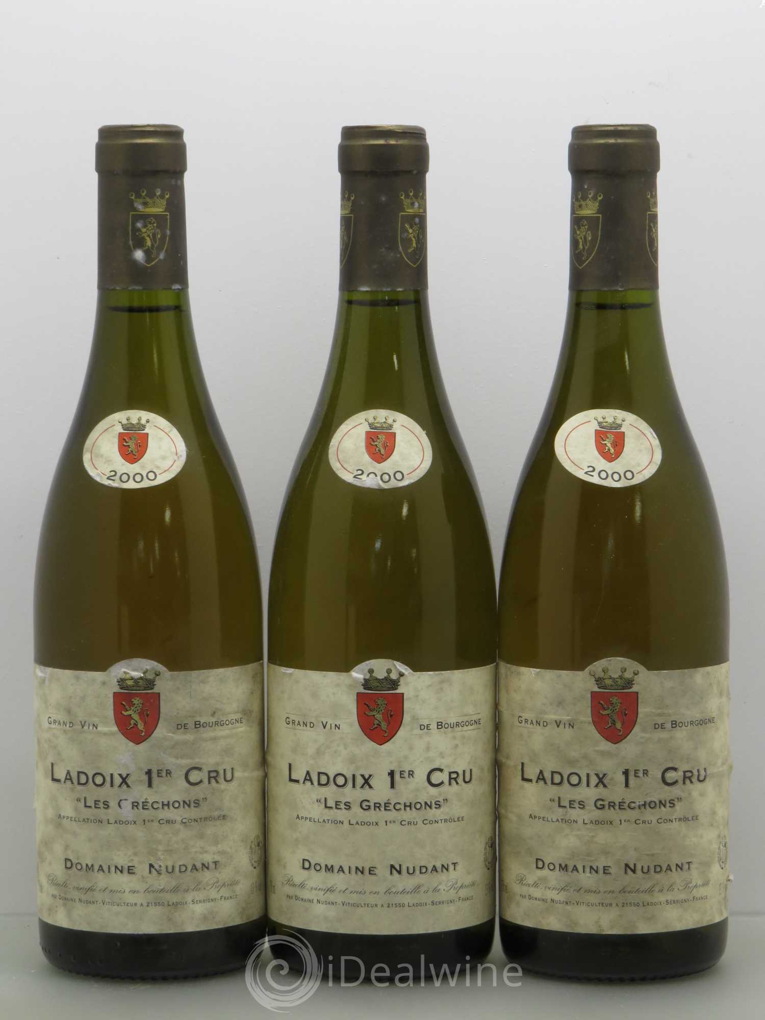 Ladoix 1er Cru Les Grechons Nudant 2000 - Posten von 3 Flaschen - 0