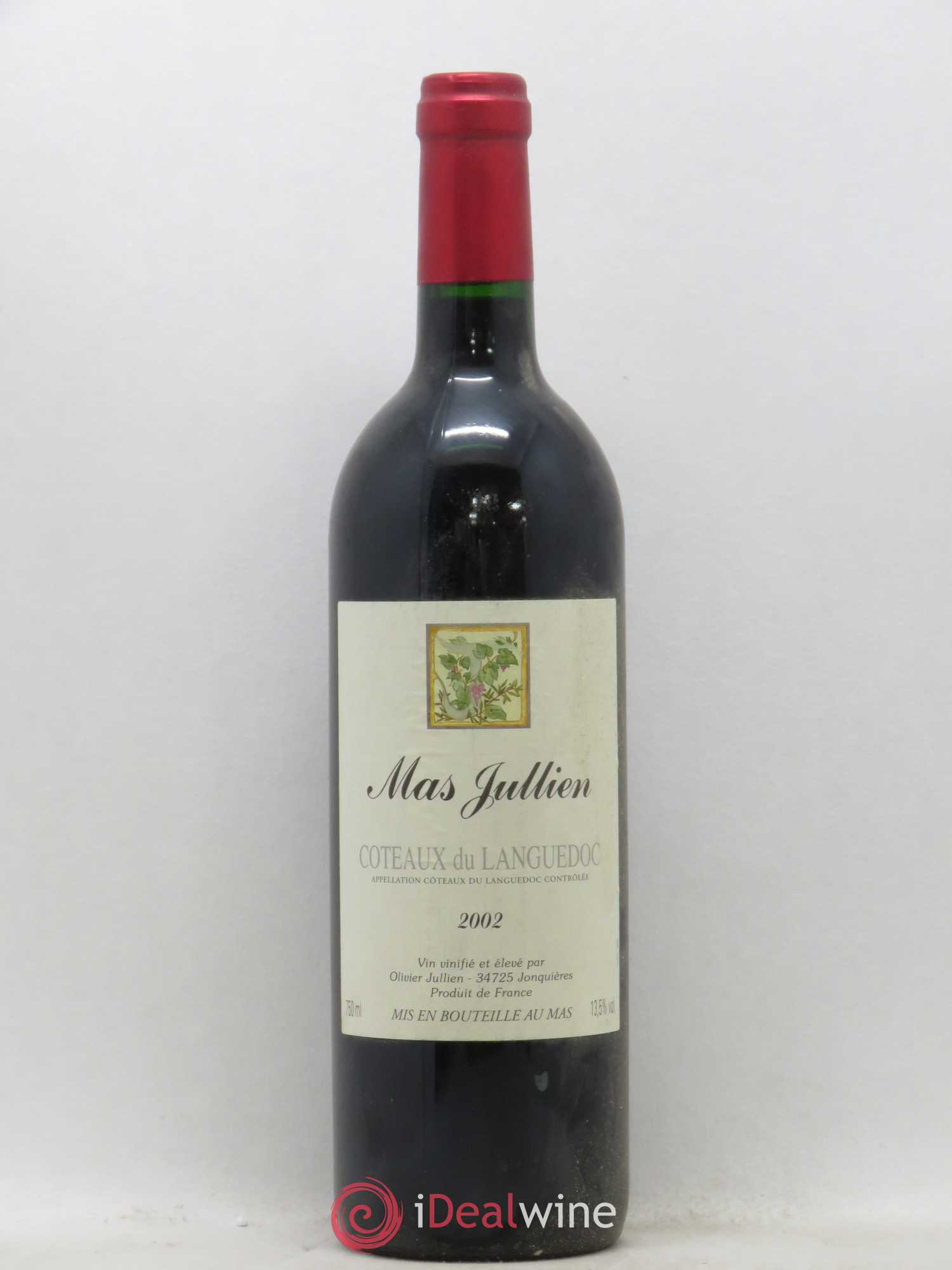 Terrasses du Larzac Mas Jullien Olivier Jullien 2002 - Lot de 1 bouteille - 0