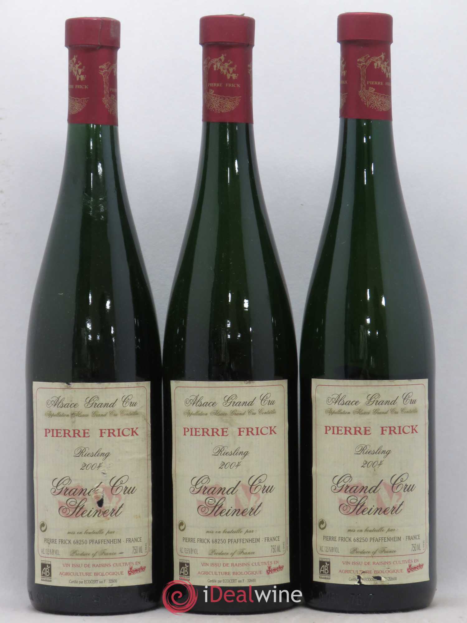 Riesling Grand Cru Steinert Pierre Frick 2004 - Lot de 3 bouteilles - 0