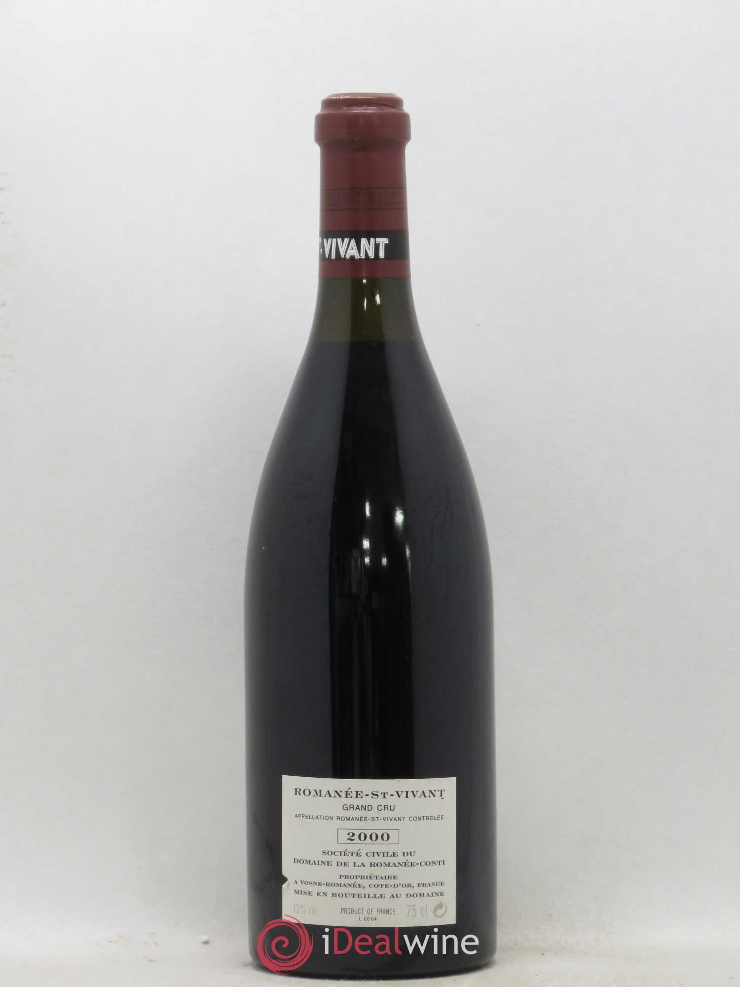 Romanée-Saint-Vivant Grand Cru Domaine de la Romanée-Conti 2000 - Lot de 1 bouteille - 1
