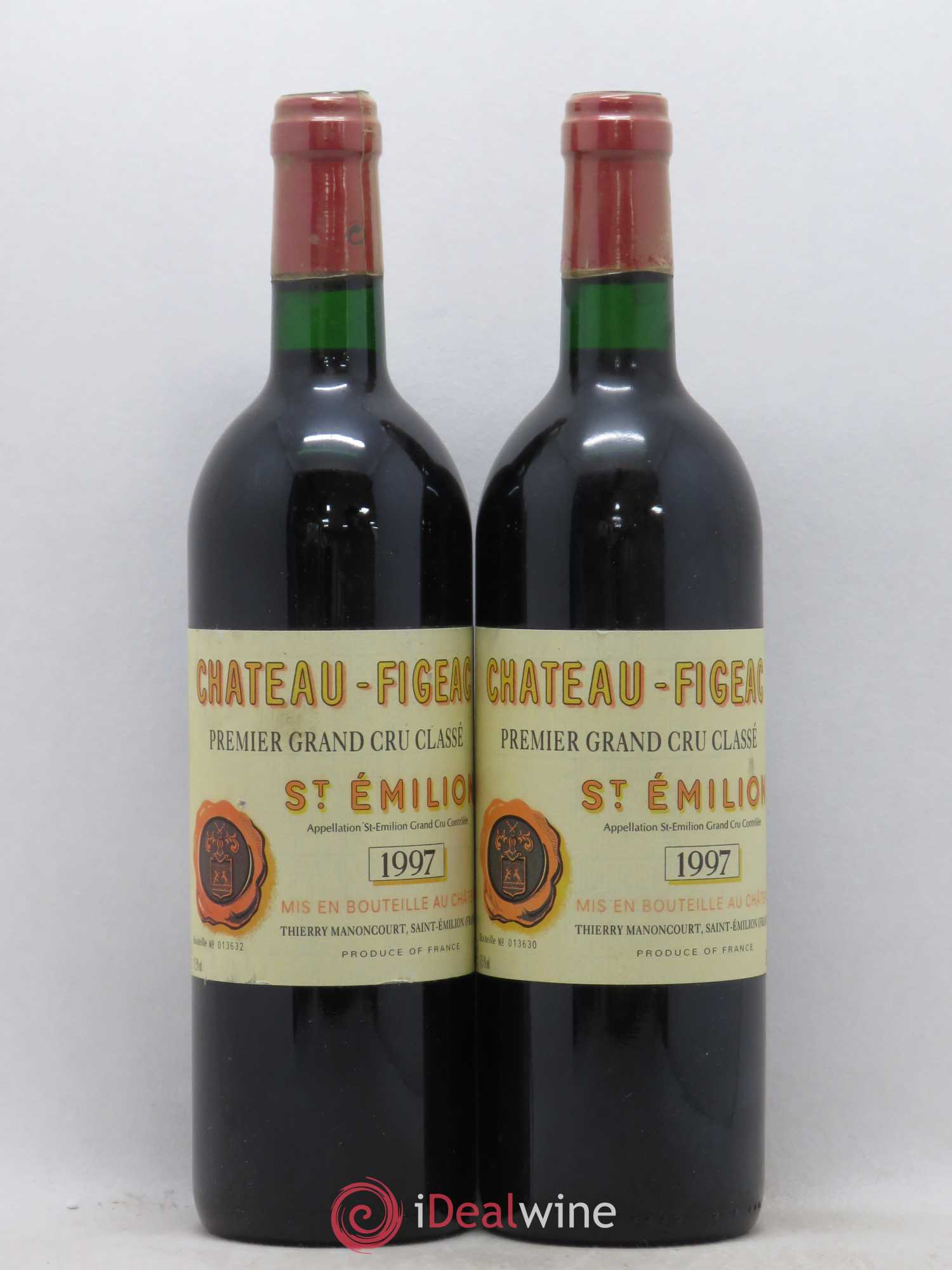 Château Figeac 1er Grand Cru Classé A 1997 - Lot de 2 bouteilles - 0