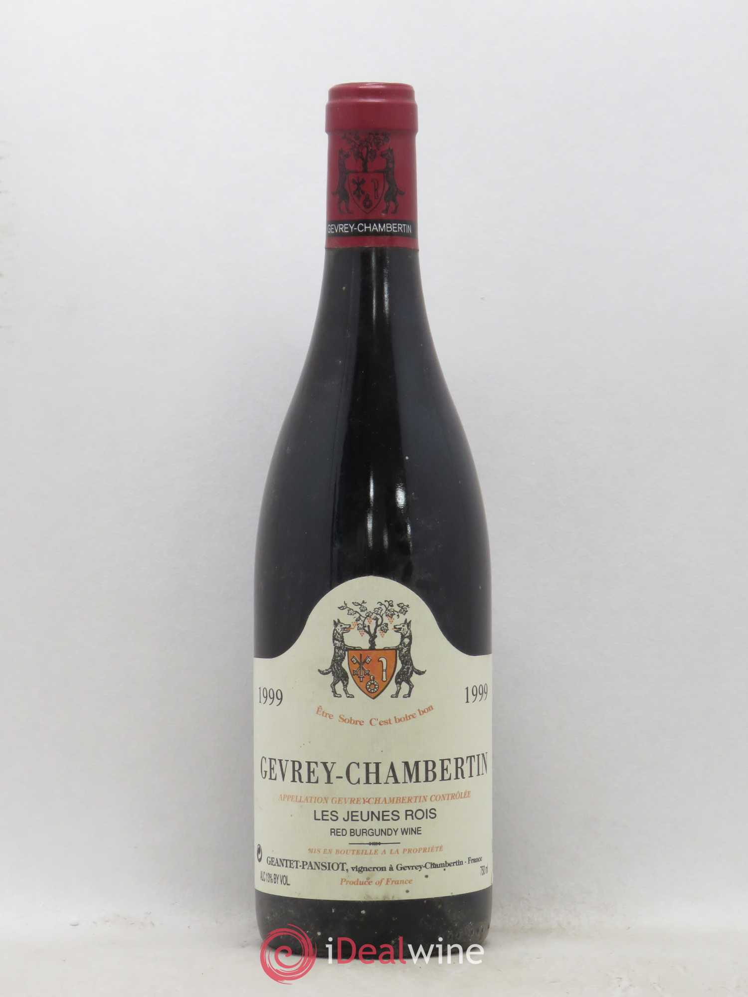 Gevrey-Chambertin Les Jeunes Rois Geantet-Pansiot 1999 - Lot de 1 bouteille - 0