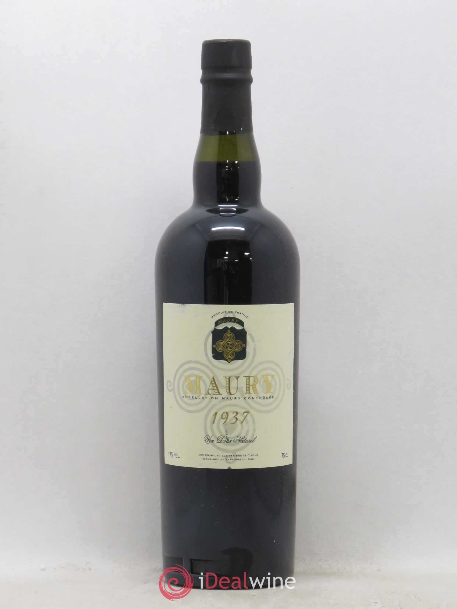 Maury Vin Doux Naturel Vintage Domaines et Terroirs du Sud 1937 - Posten von 1 Flasche - 0