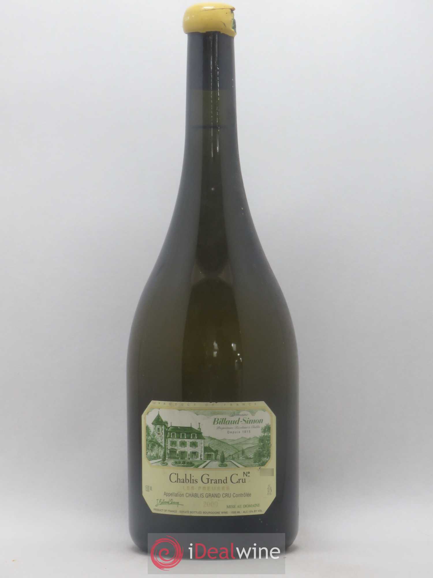Chablis Grand Cru Les Preuses Billaud-Simon (Domaine) 2000 - Lot de 1 magnum - 0