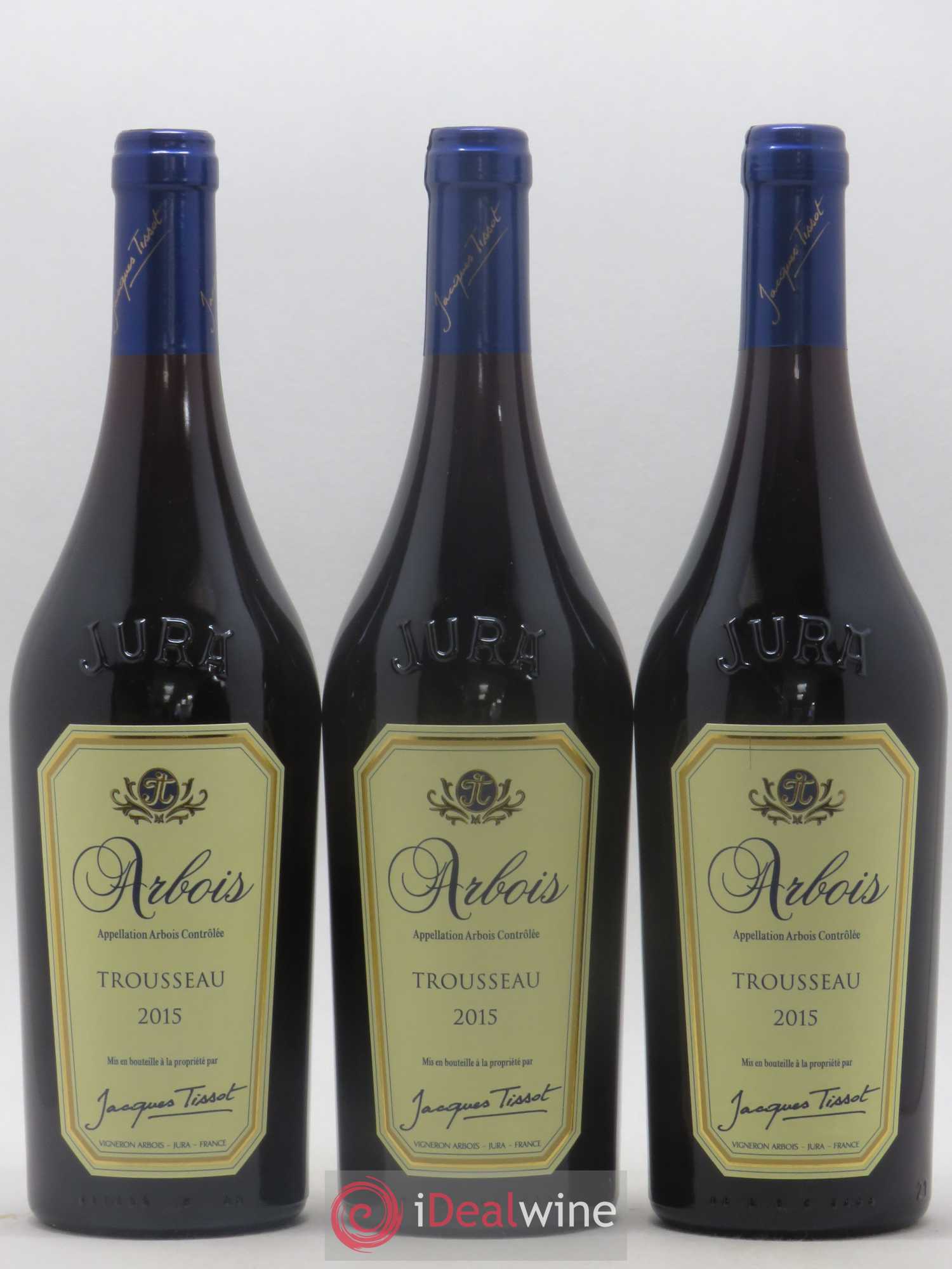 Arbois Trousseau Jacques Tissot (sans prix de réserve) 2015 - Posten von 3 Flaschen - 0