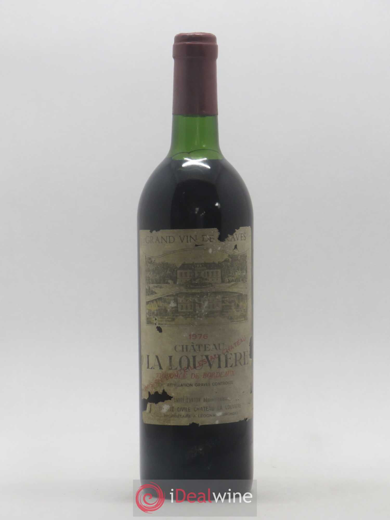 Château la Louvière 1976 - Lot de 1 bouteille - 0