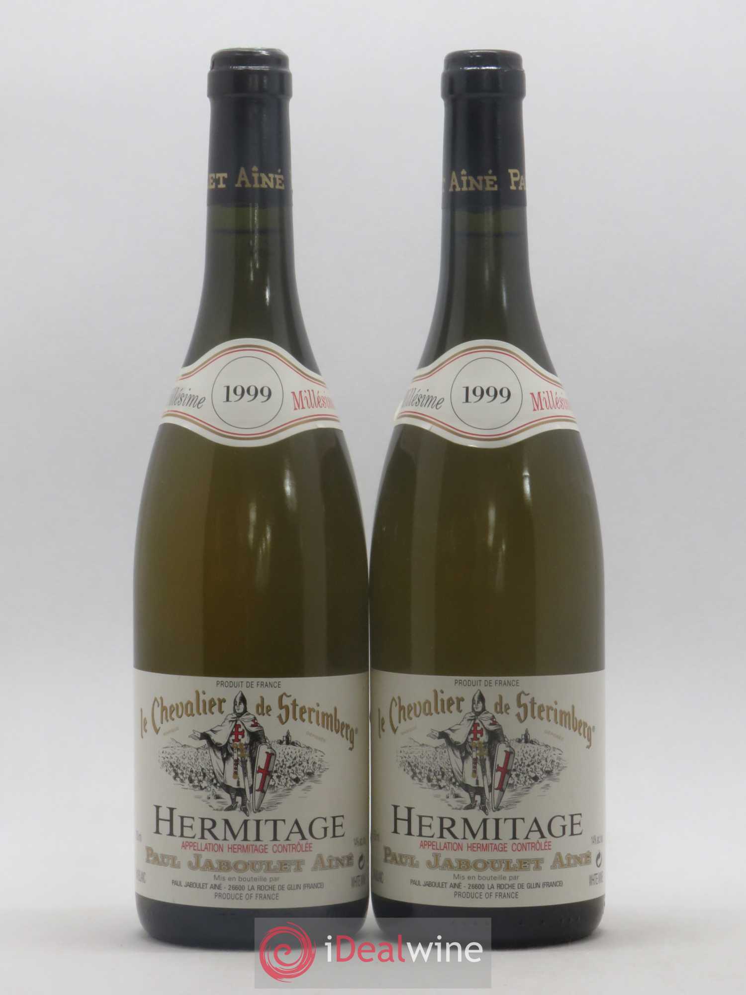 Hermitage Chevalier de Sterimberg Paul Jaboulet Ainé 1999 - Lot de 2 bouteilles - 0