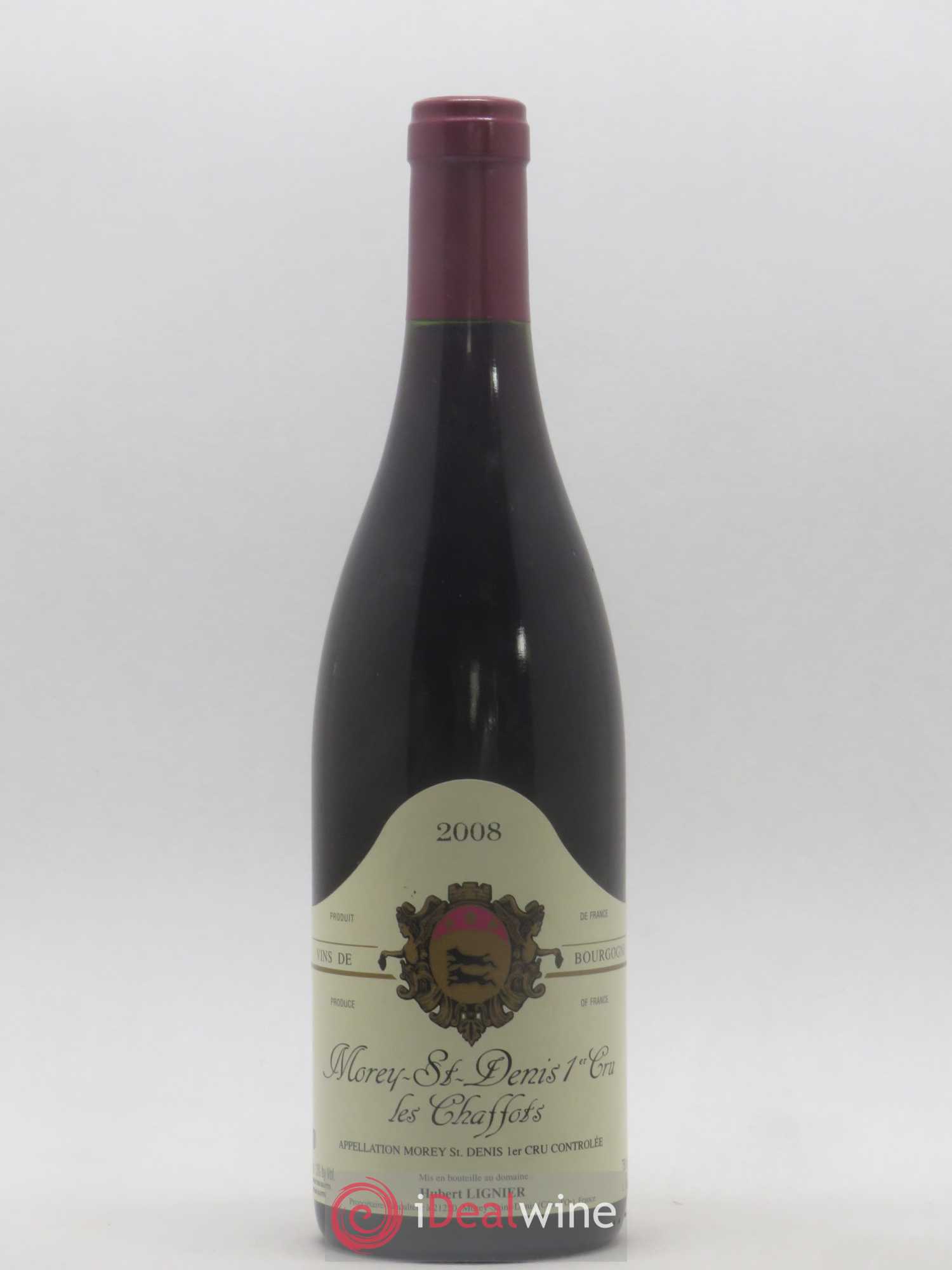 Morey-Saint-Denis 1er Cru Les Chaffots Hubert Lignier (Domaine) 2008 - Lot de 1 bouteille - 0