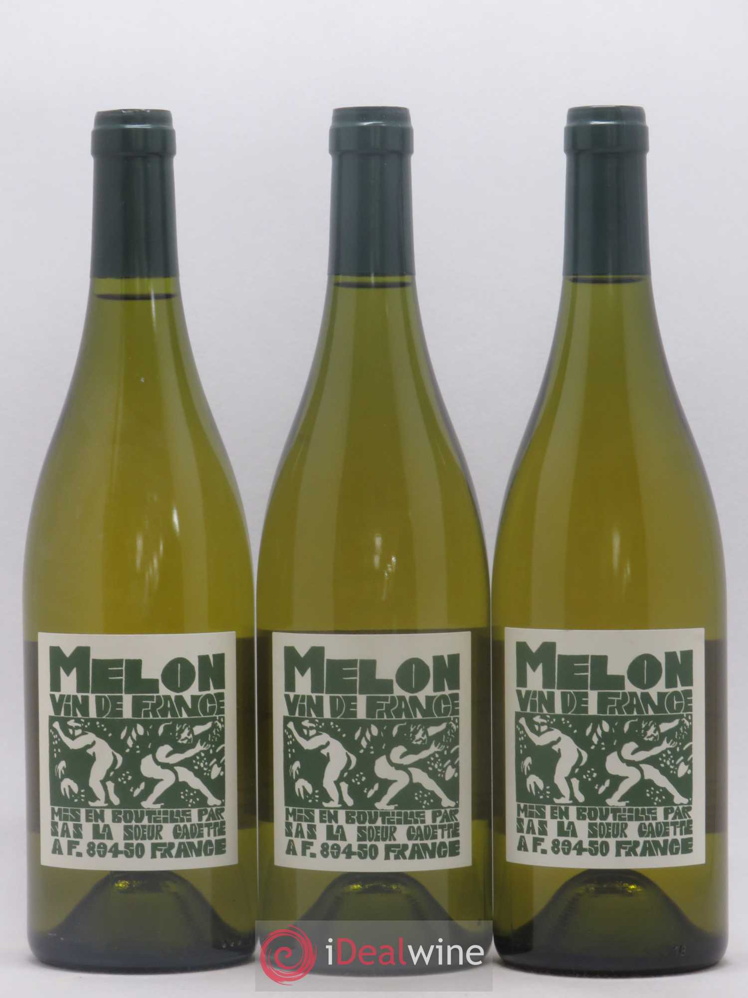 Vin de France Melon La Soeur Cadette 2017 - Posten von 3 Flaschen - 0
