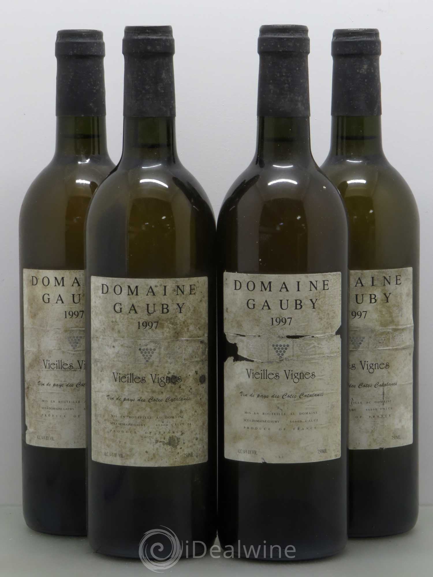 Côtes Catalanes Vieilles vignes Gauby (Domaine) 1996 - Lot de 4 bouteilles - 0