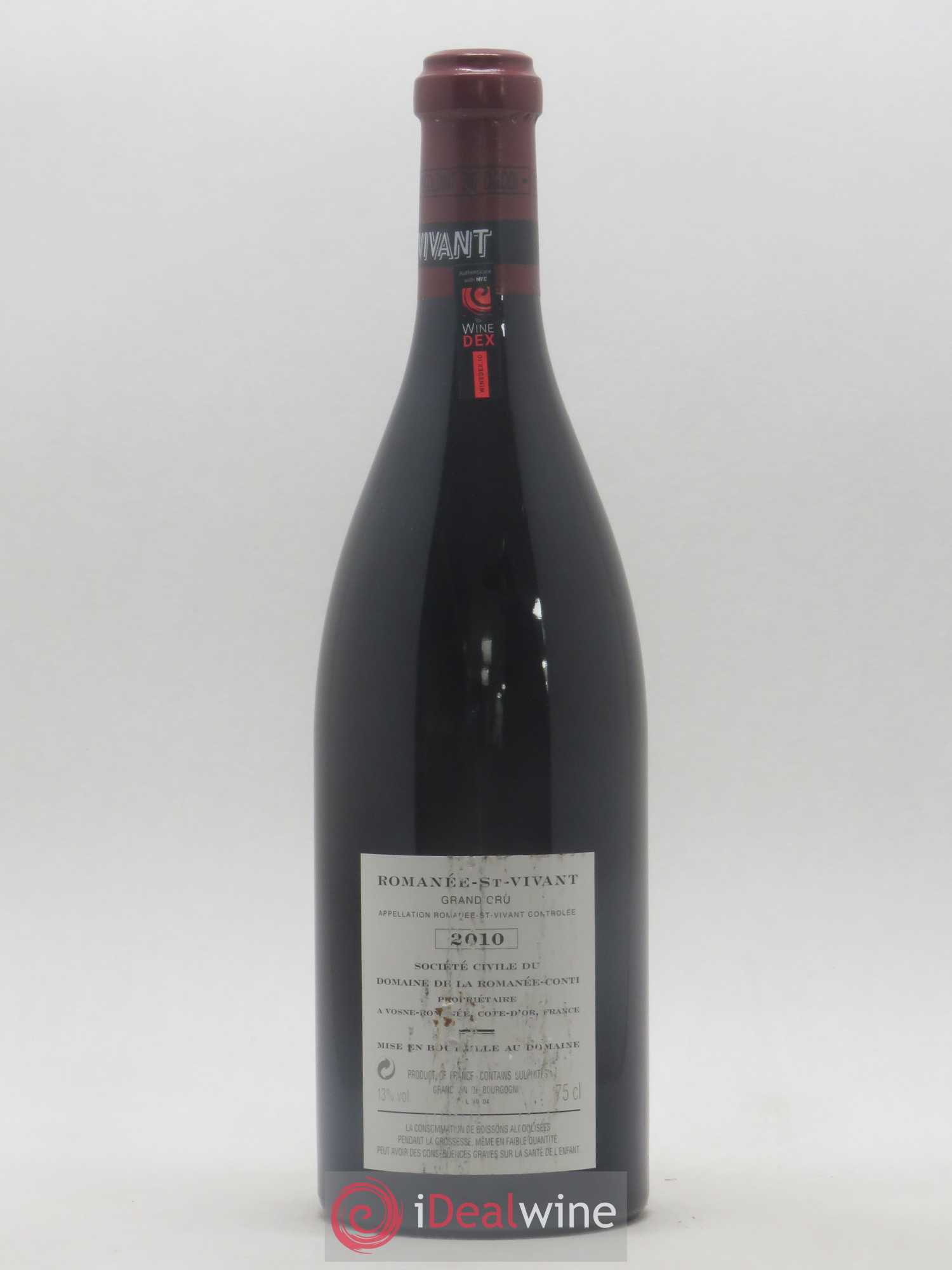 Romanée-Saint-Vivant Grand Cru Domaine de la Romanée-Conti 2010 - Lot de 1 bouteille - 1