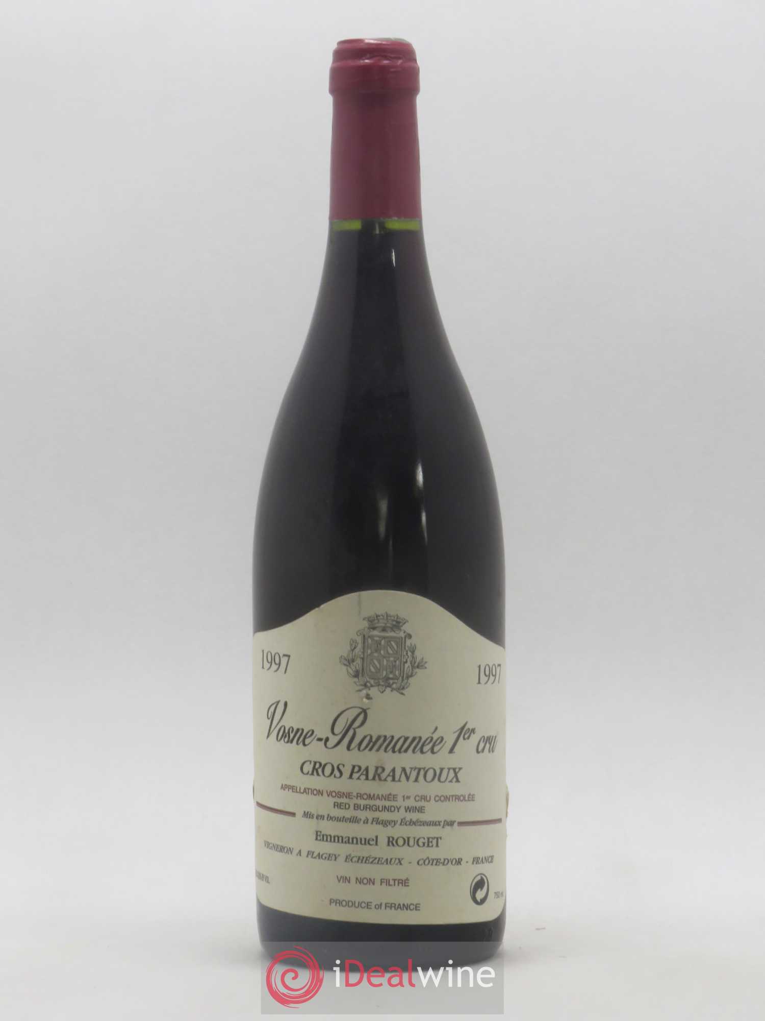 Vosne-Romanée 1er Cru Cros Parantoux Emmanuel Rouget 1997 - Lot de 1 bouteille - 0
