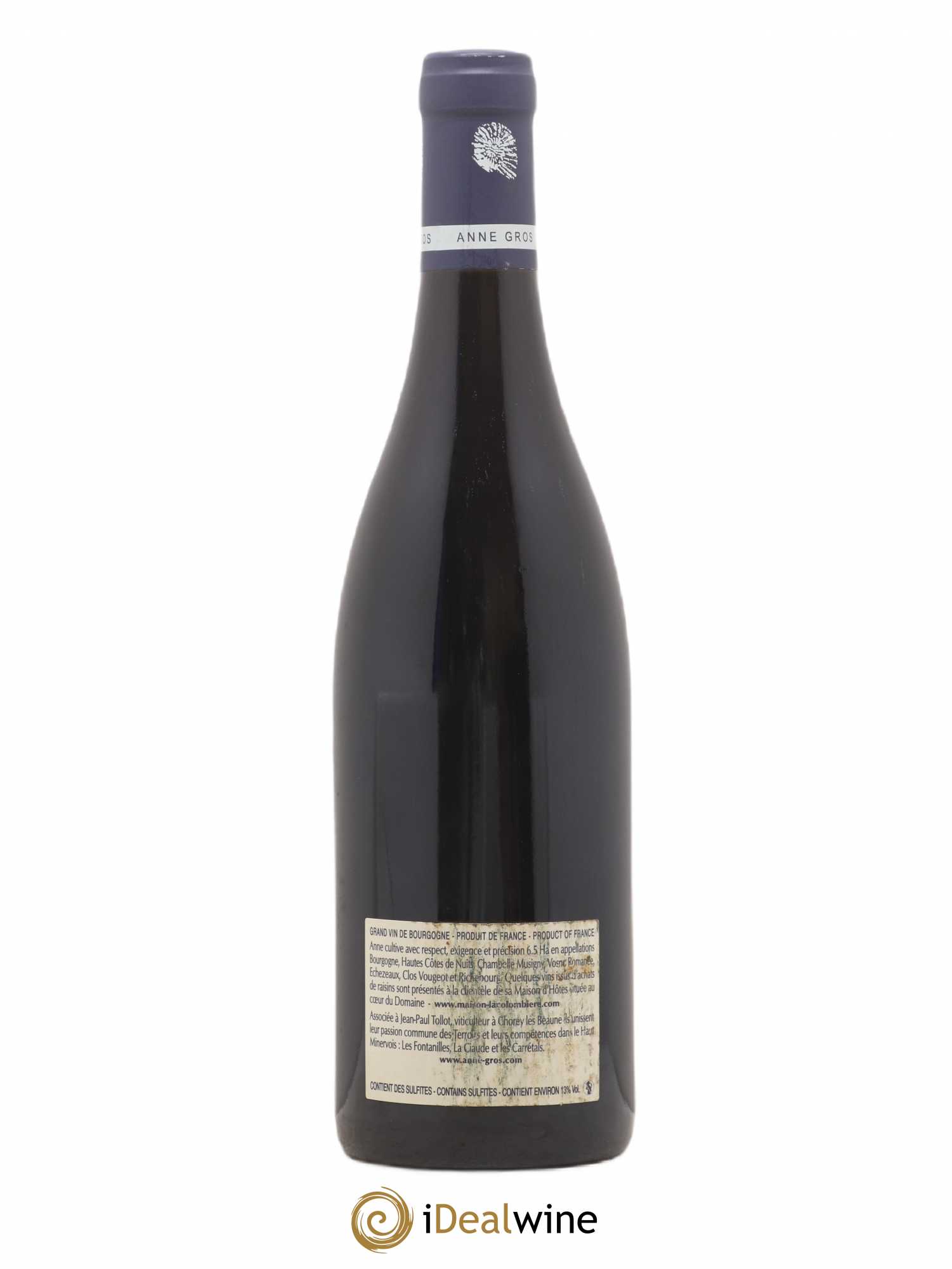 Echezeaux Grand Cru Les Loachausses Anne Gros 2010 - Lot de 1 bouteille - 1