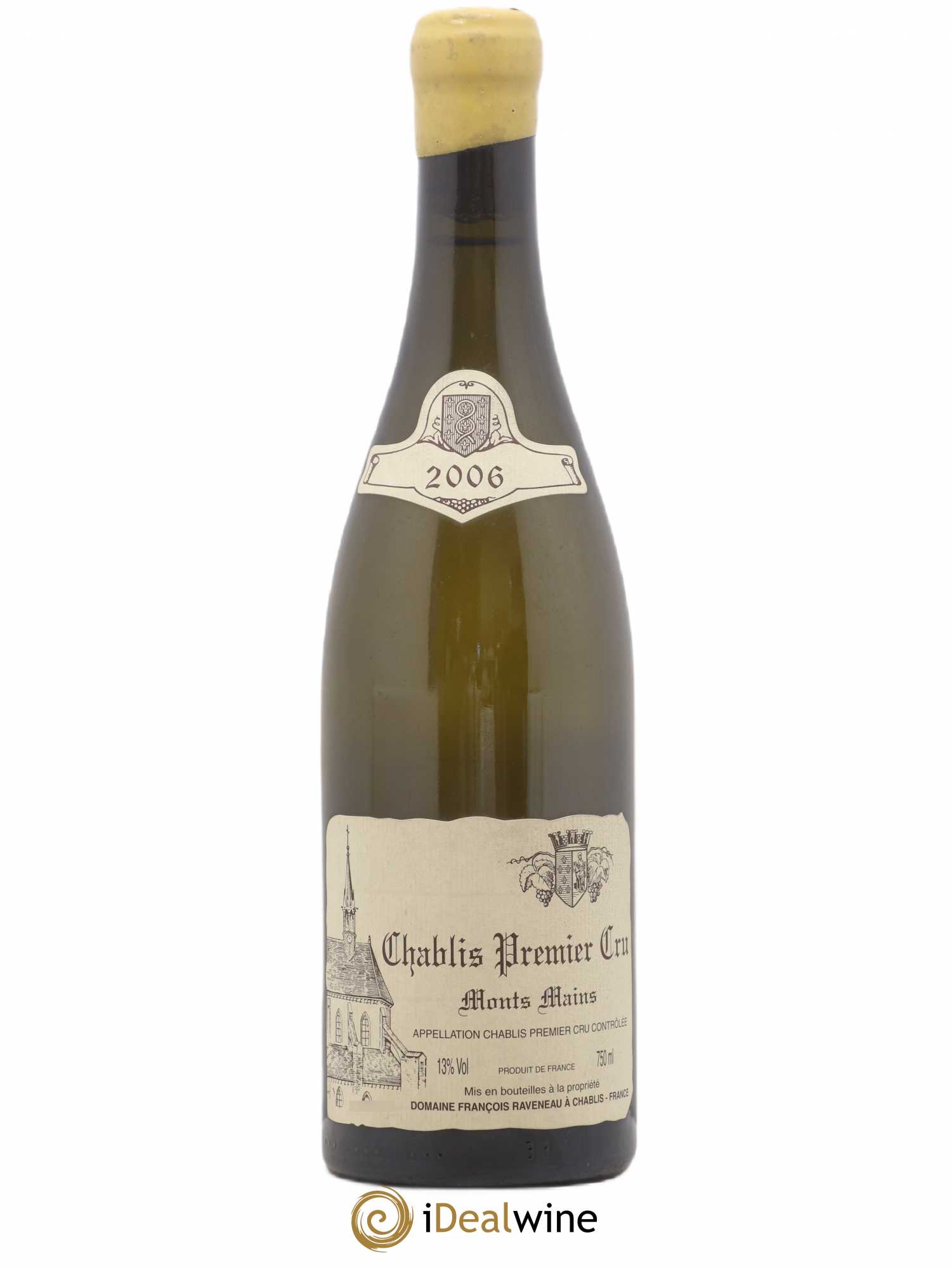 Chablis 1er Cru Monts Mains Raveneau (Domaine) 2006 - Lot de 1 bouteille - 0