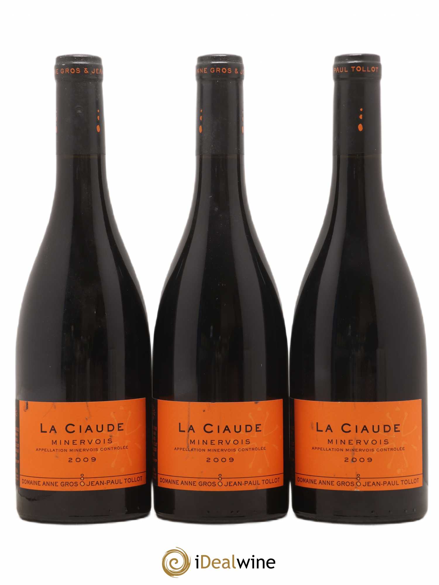 Minervois La Ciaude Anne Gros & Jean-Paul Tollot 2009 - Lot de 3 bouteilles - 0