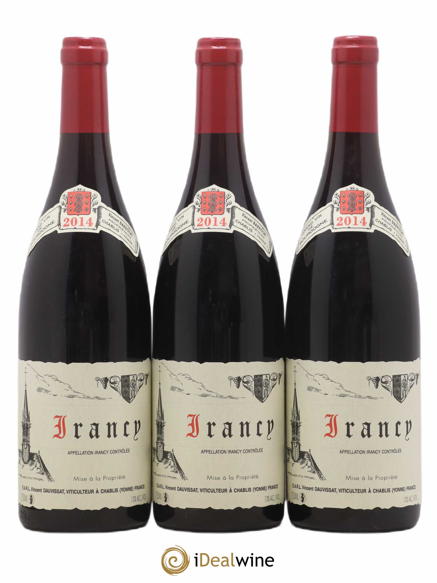Irancy Vincent Dauvissat (Domaine) 2014 - Lot de 3 bouteilles - 0