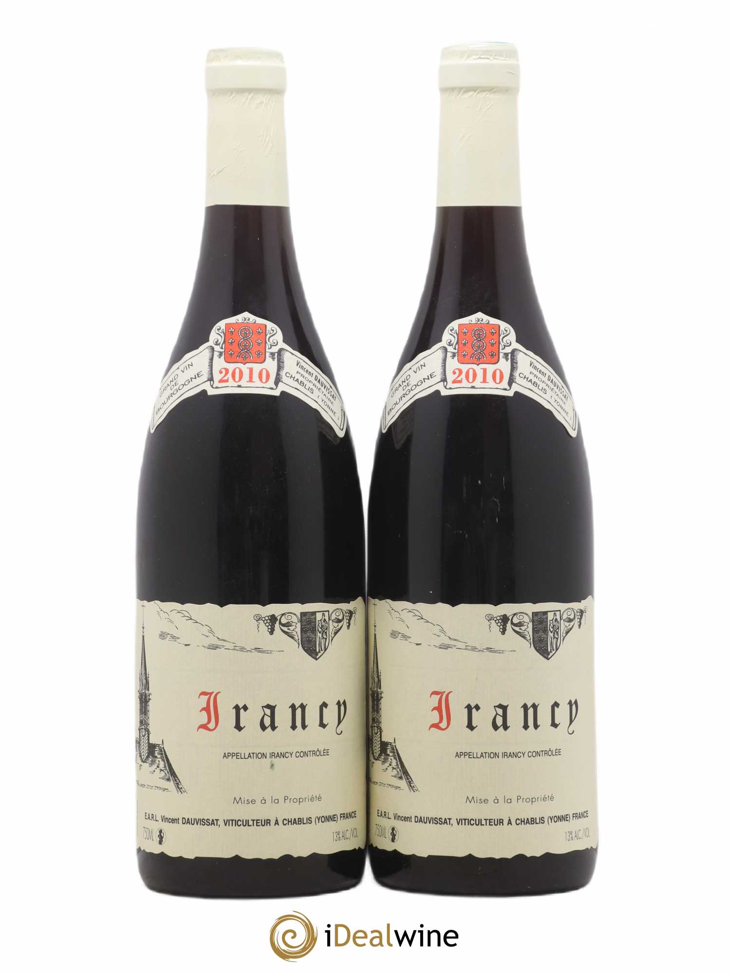 Irancy Vincent Dauvissat (Domaine) 2010 - Lot de 2 bouteilles - 0