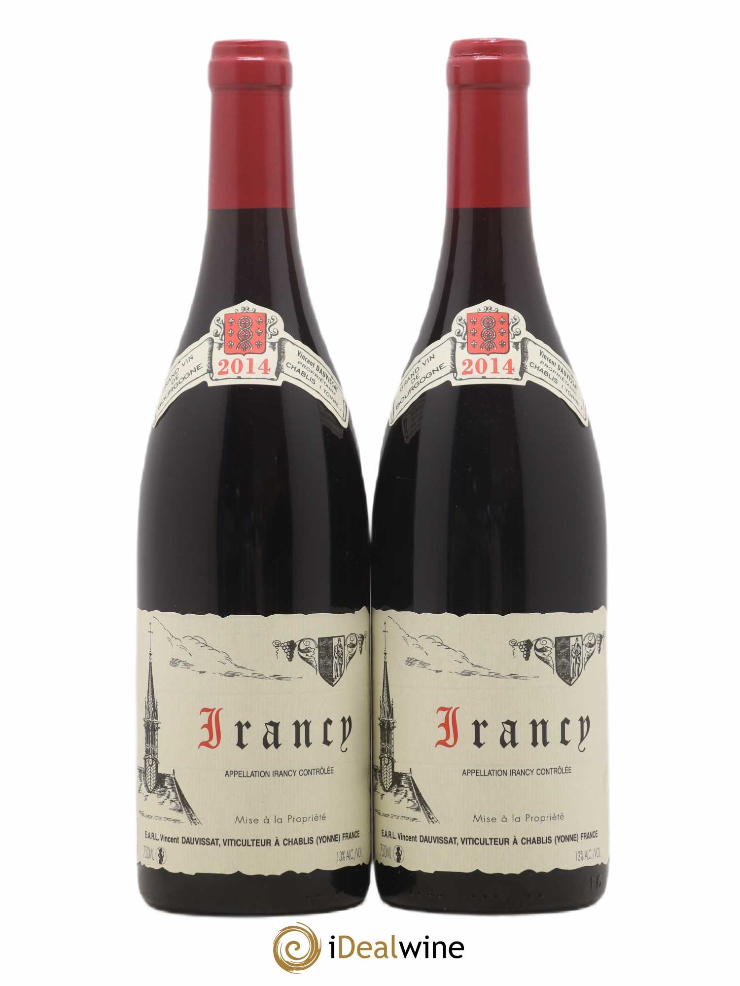 Irancy Vincent Dauvissat (Domaine) 2014 - Lot de 2 bouteilles - 0