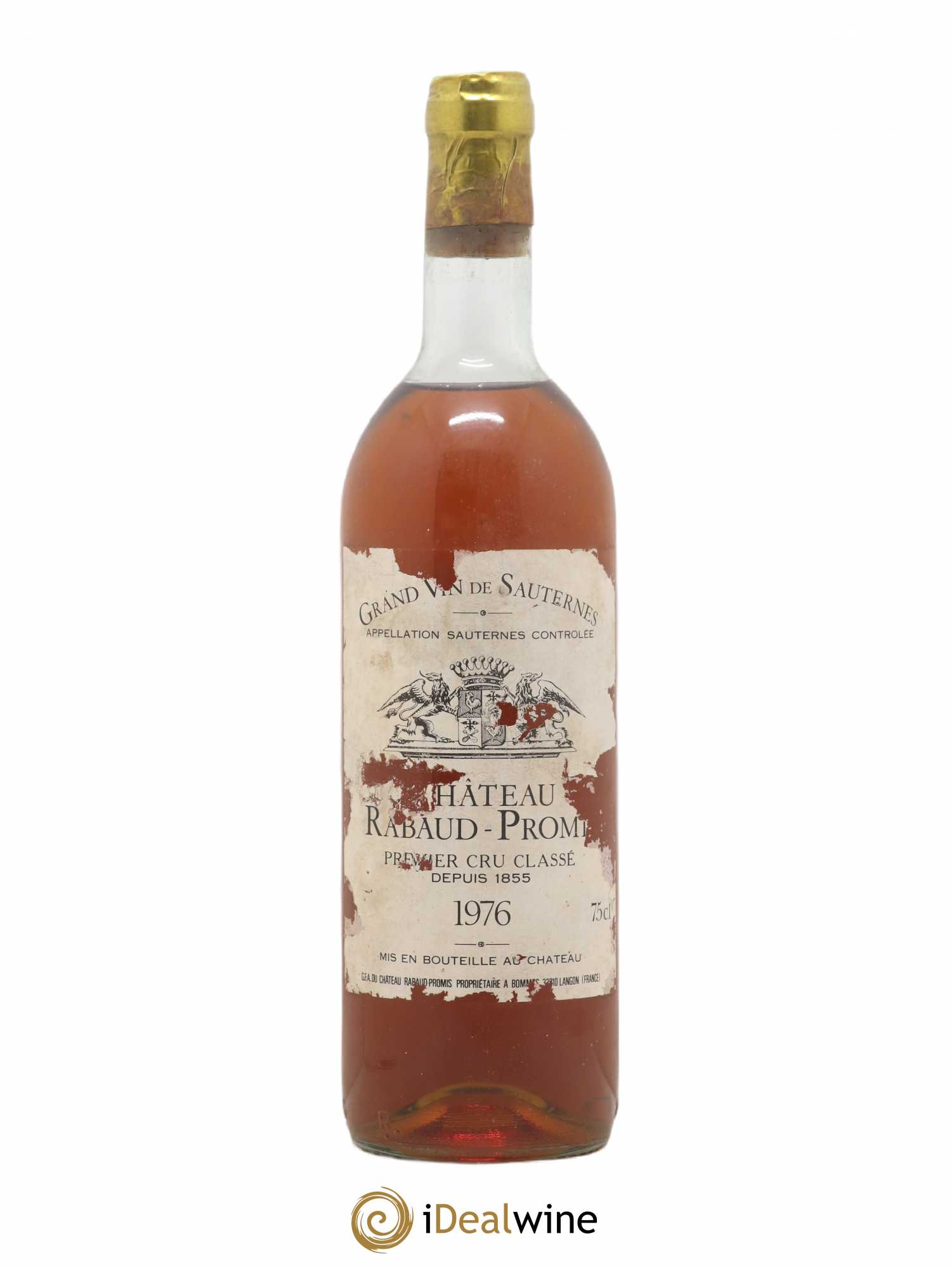 Château Rabaud Promis 1er Grand Cru Classé 1976 - Posten von 1 Flasche - 0
