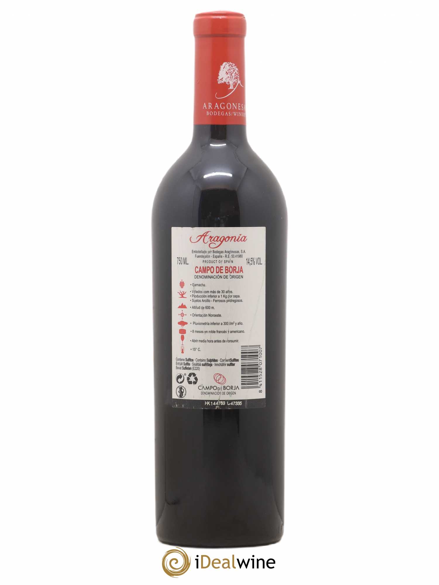Campo de Borja Seleccion Especial Bodegas Aragonesas 2014 - Posten von 1 Flasche - 1