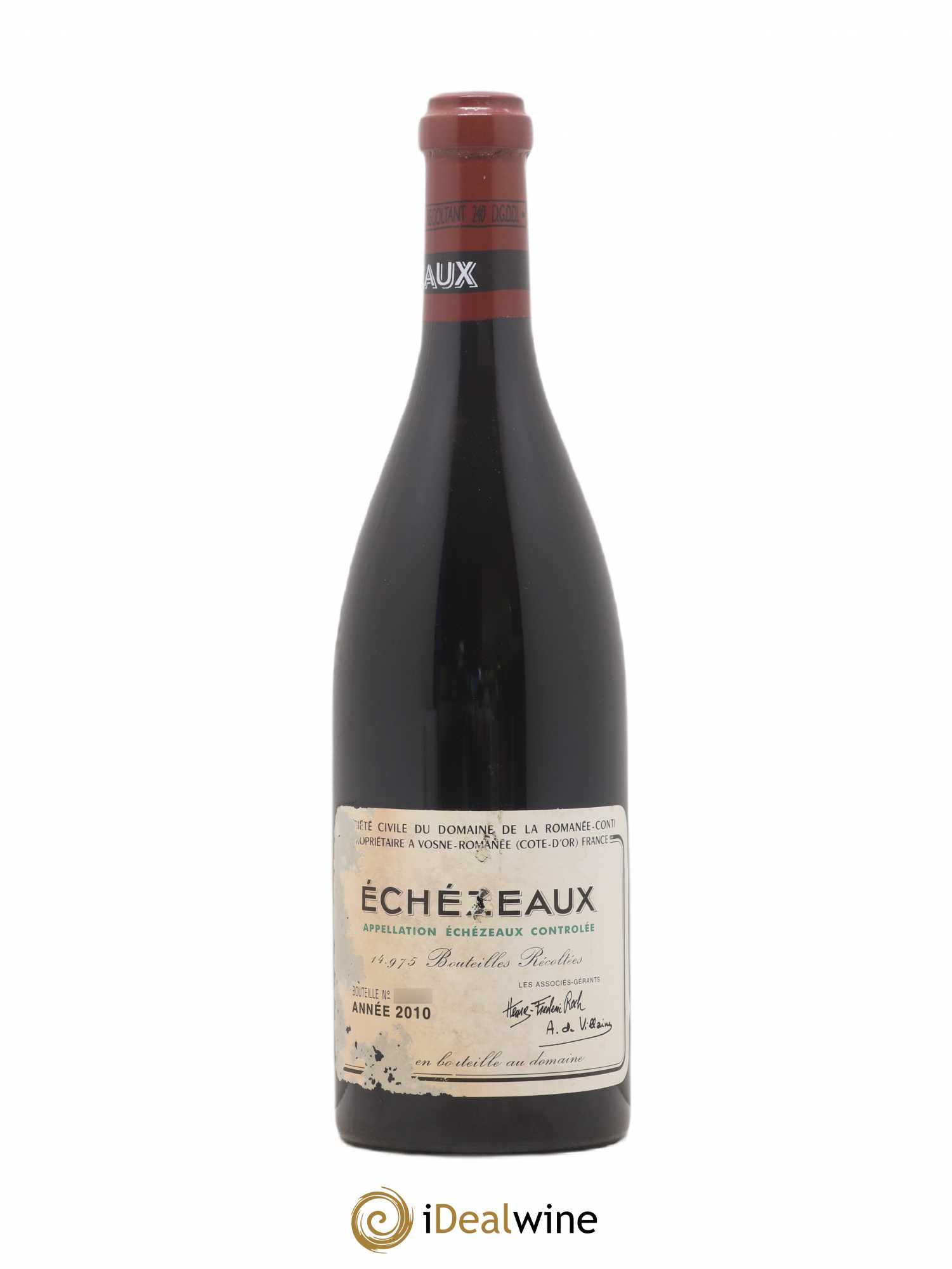 Echezeaux Grand Cru Domaine de la Romanée-Conti 2010 - Lot de 1 bouteille - 0
