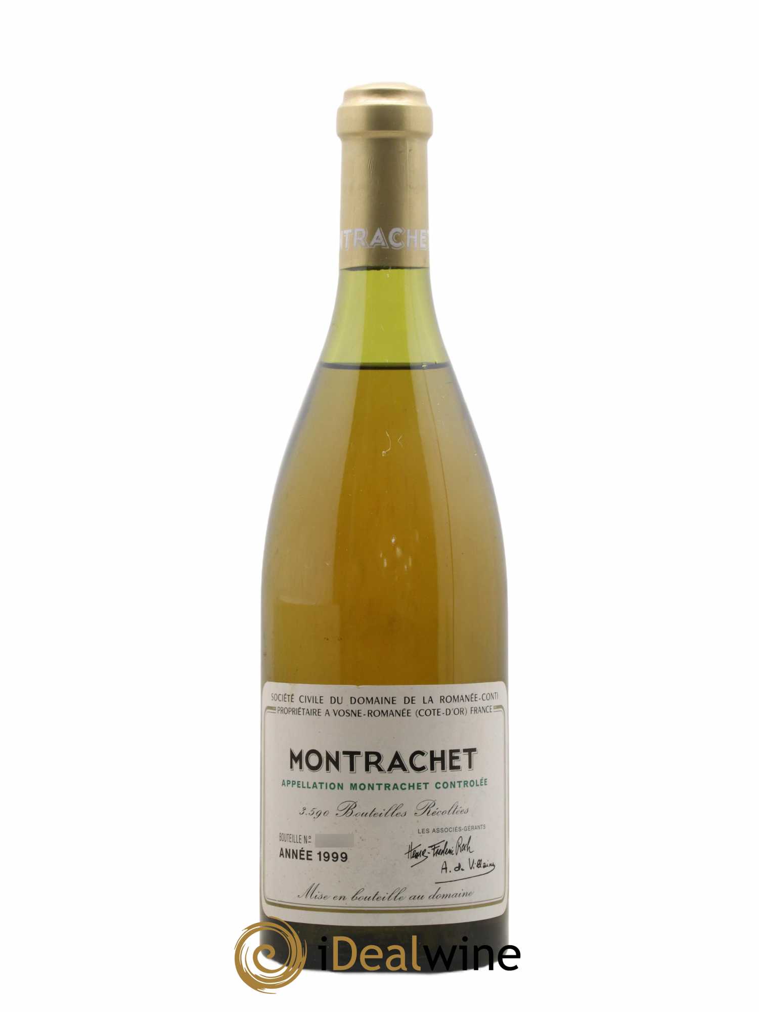 Montrachet Grand Cru Domaine de la Romanée-Conti 1999 - Lot de 1 bouteille - 1