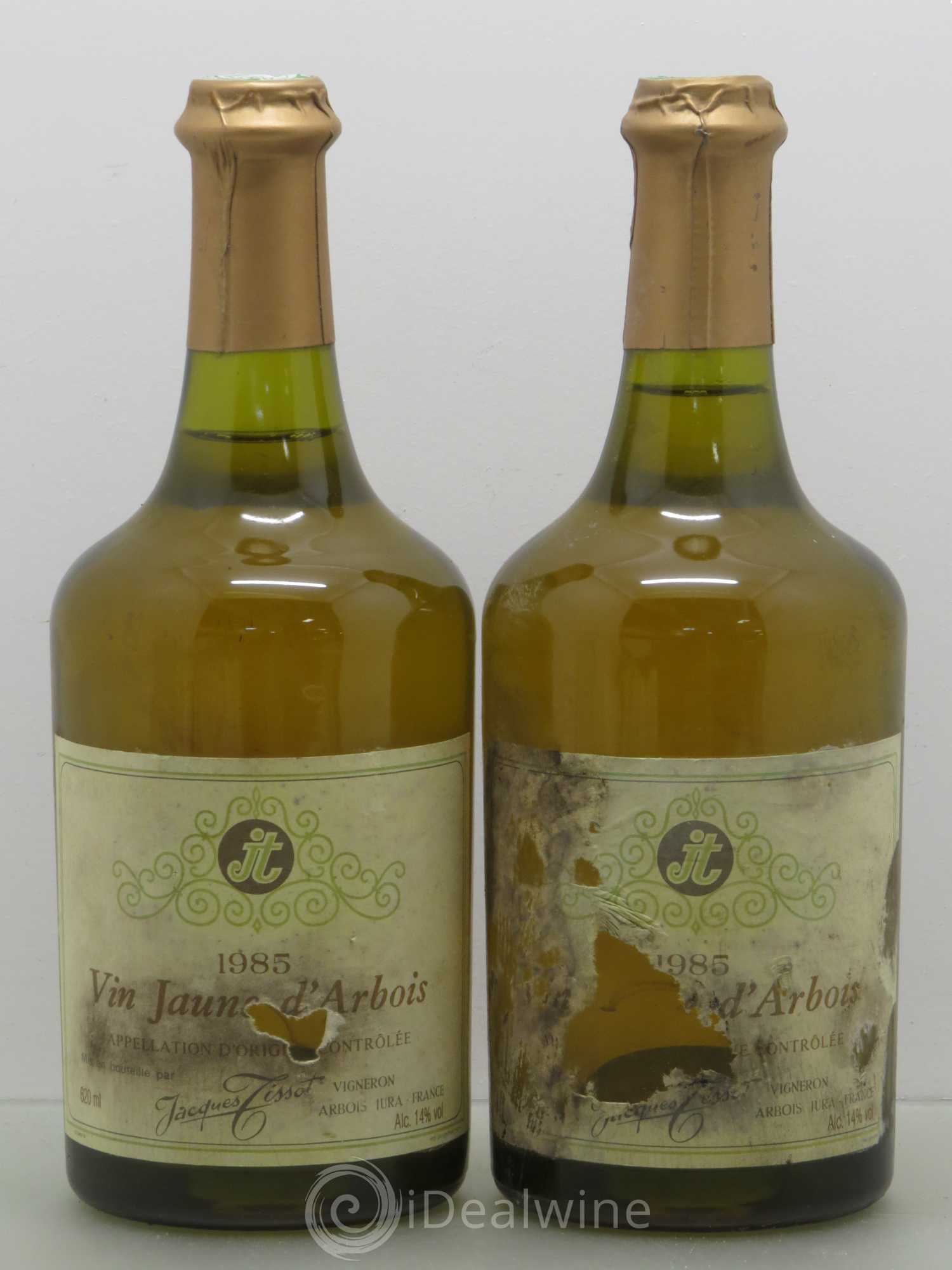Arbois Jacques Tissot 1985 - Lot de 2 bouteilles - 0