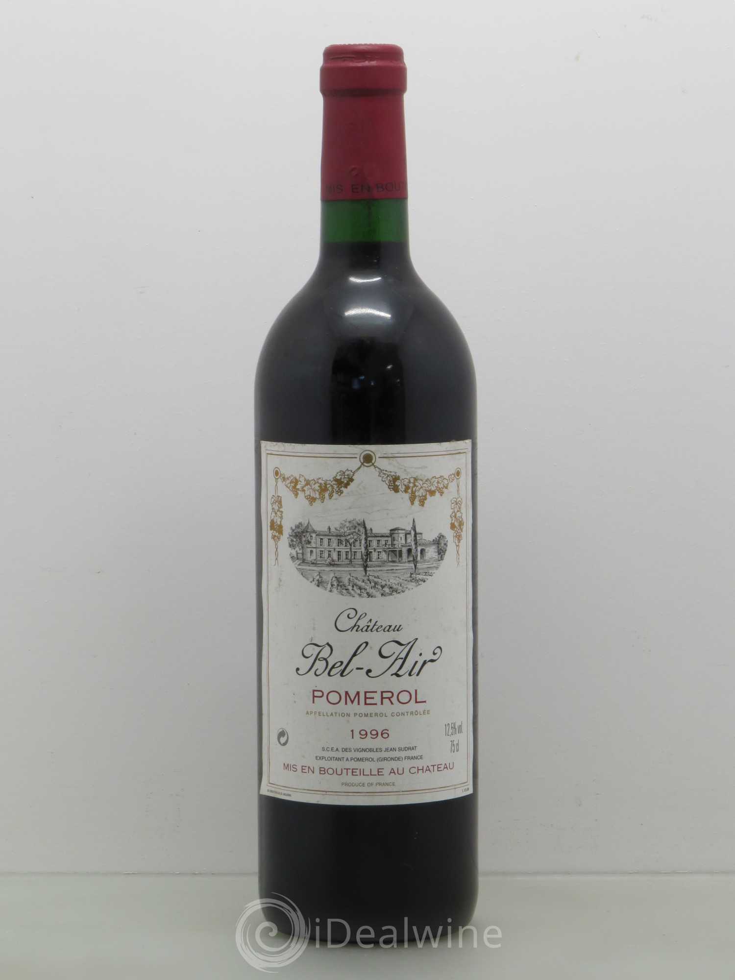 Château Bel Air 1996 - Lot de 1 bouteille - 0