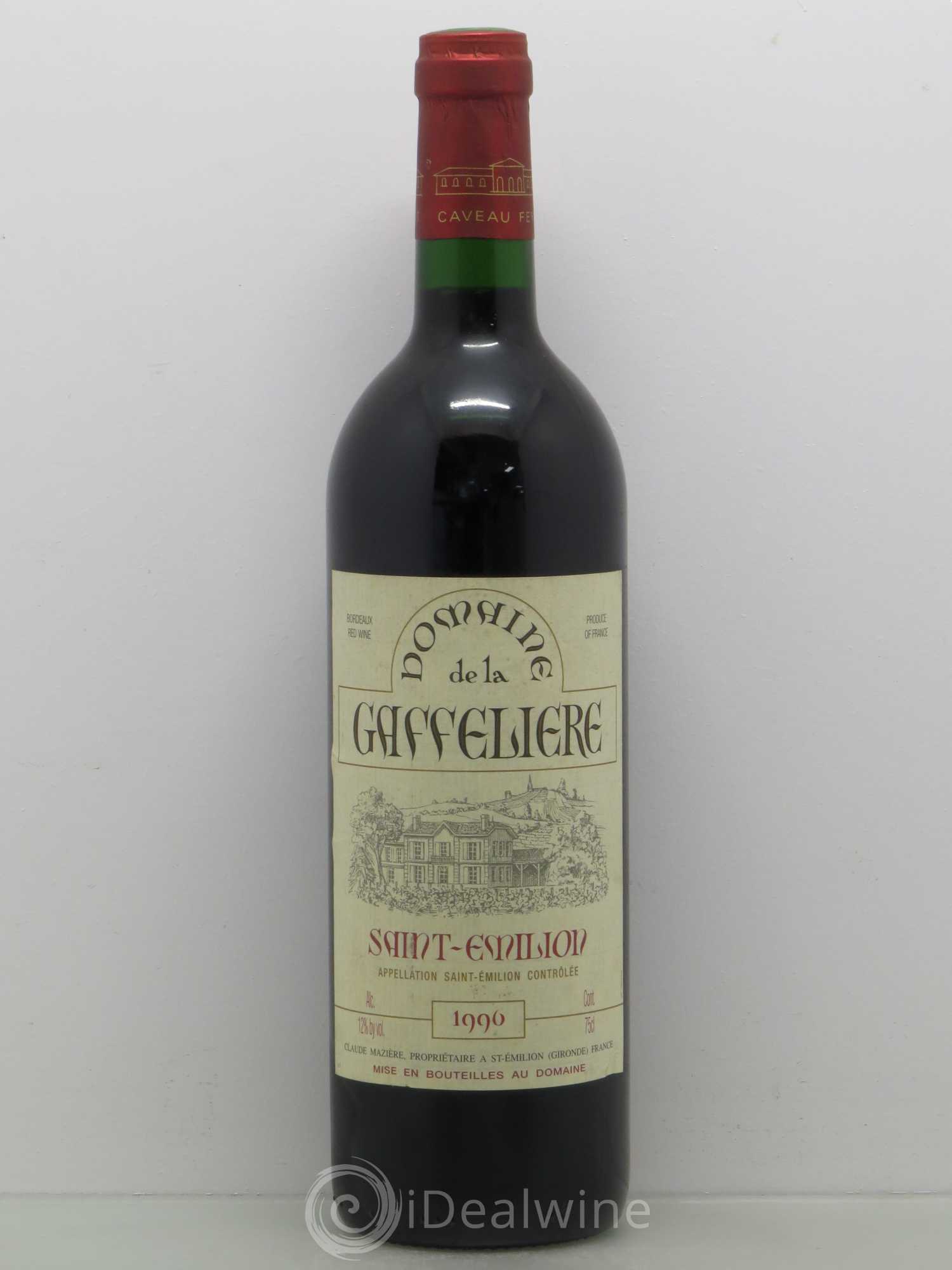 Château la Gaffelière 1er Grand Cru Classé B 1996 - Lot de 1 bouteille - 0