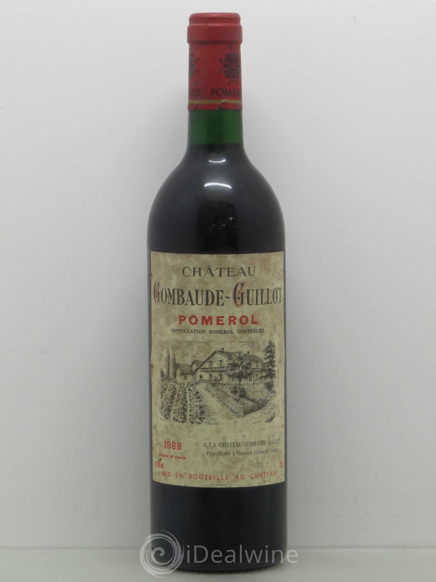 Château Gombaude Guillot 1988 - Lot de 1 bouteille - 0