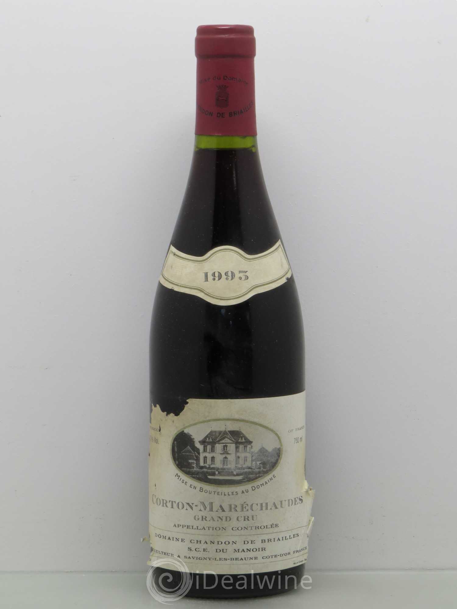 Corton Grand Cru Marechaudes Chandon De Briailles 1993 - Posten von 1 Flasche - 0