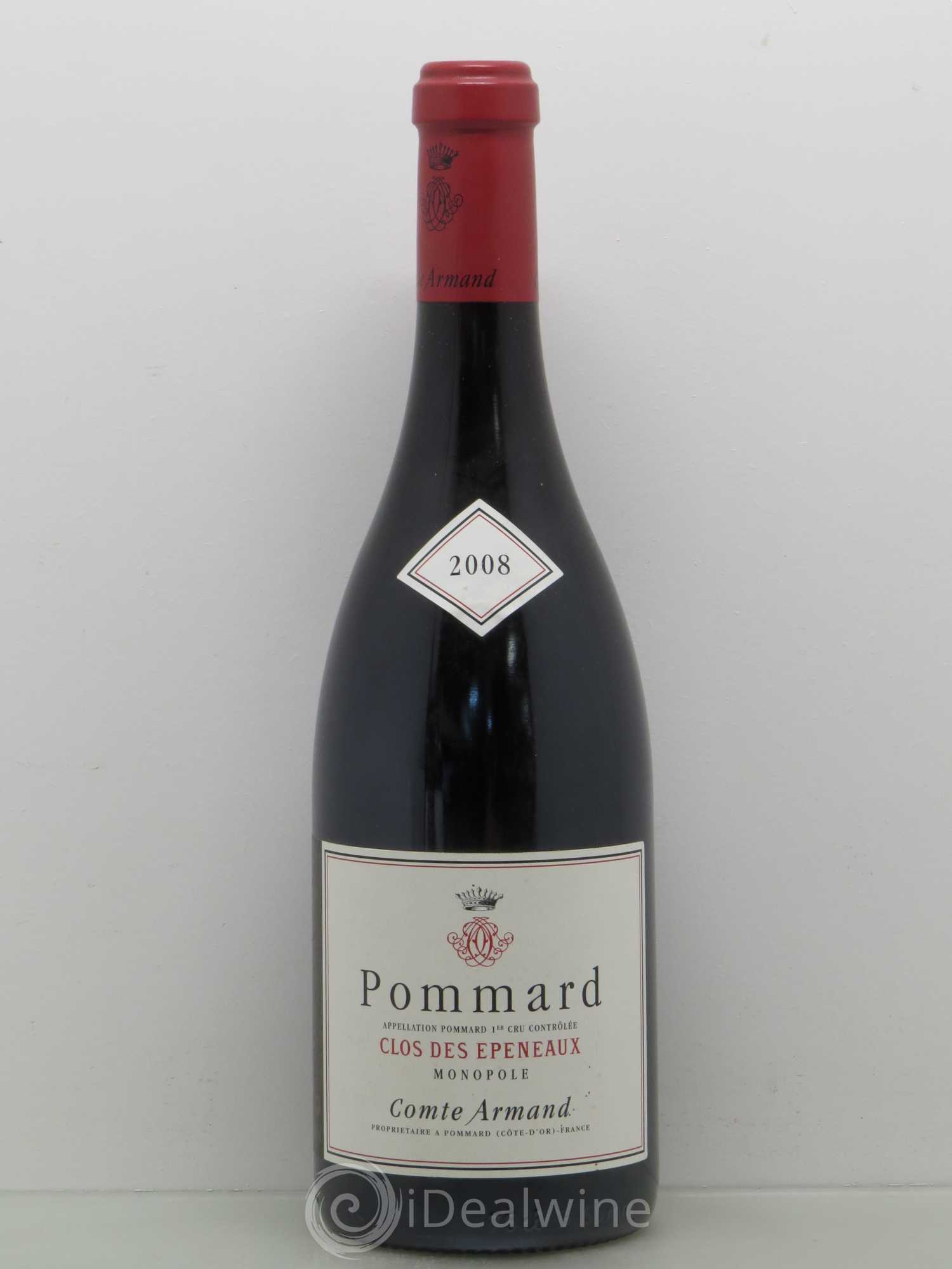 Pommard 1er Cru Clos des Epeneaux Comte Armand 2008 - Lot de 1 bouteille - 0