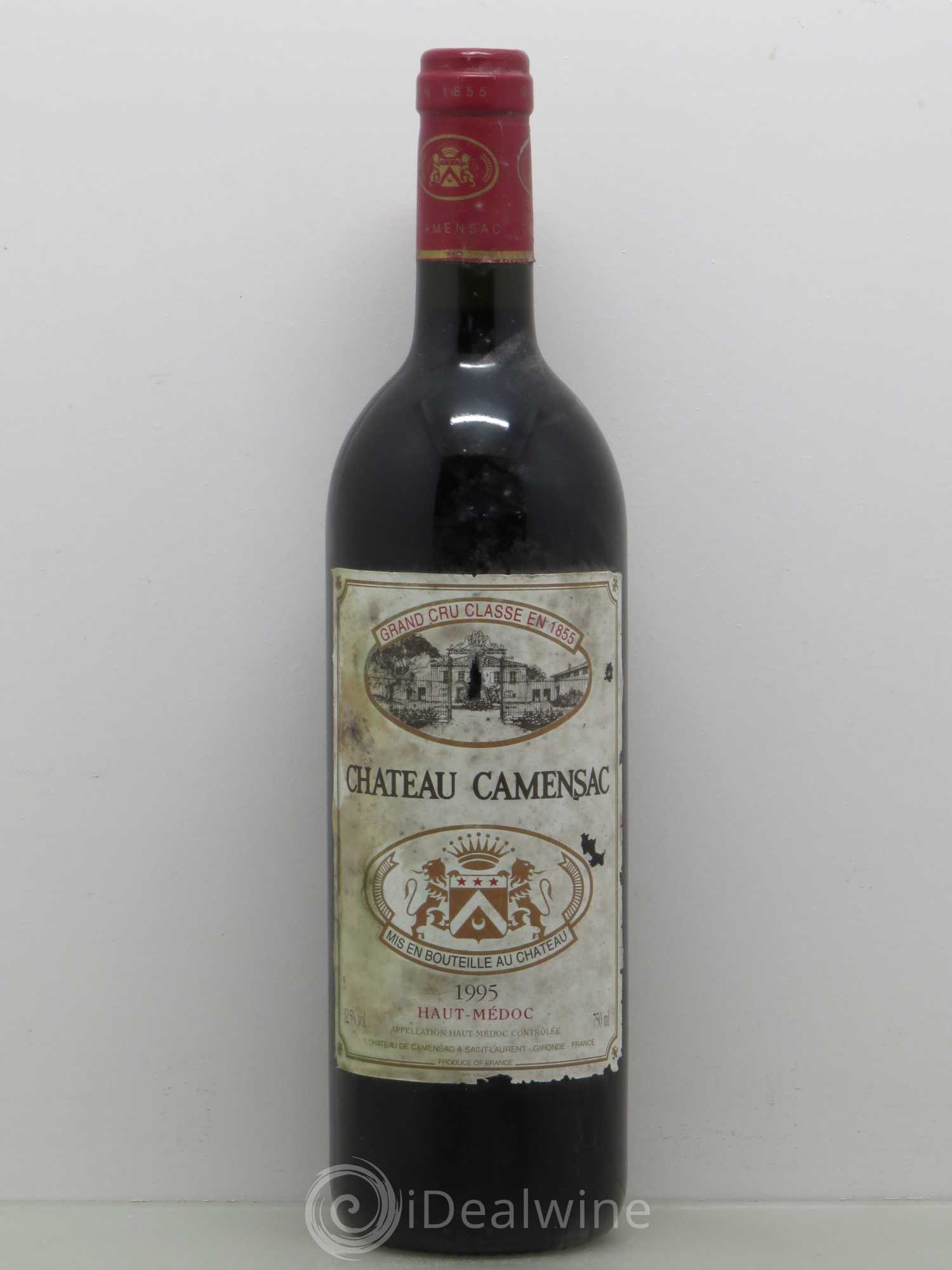 Château Camensac 5ème Grand Cru Classé 1995 - Lot de 1 bouteille - 0
