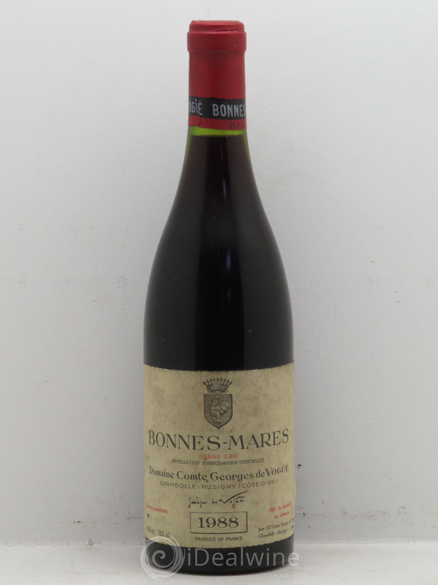 Bonnes-Mares Grand Cru Comte Georges de Vogüé 1988 - Lot de 1 bouteille - 0