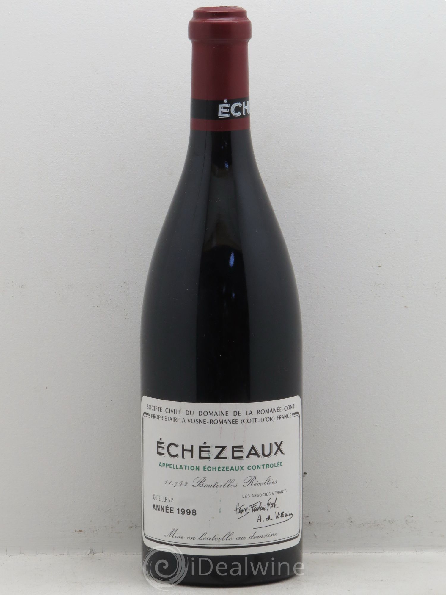 Echezeaux Grand Cru Domaine de la Romanée-Conti 1998 - Lot de 1 bouteille - 0