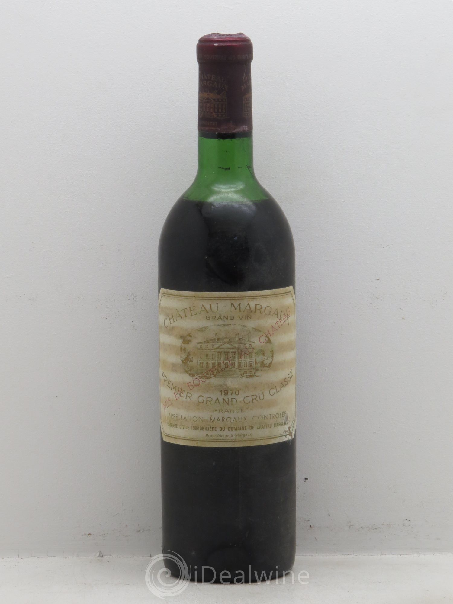 Château Margaux 1er Grand Cru Classé 1970 - Lot de 1 bouteille - 0