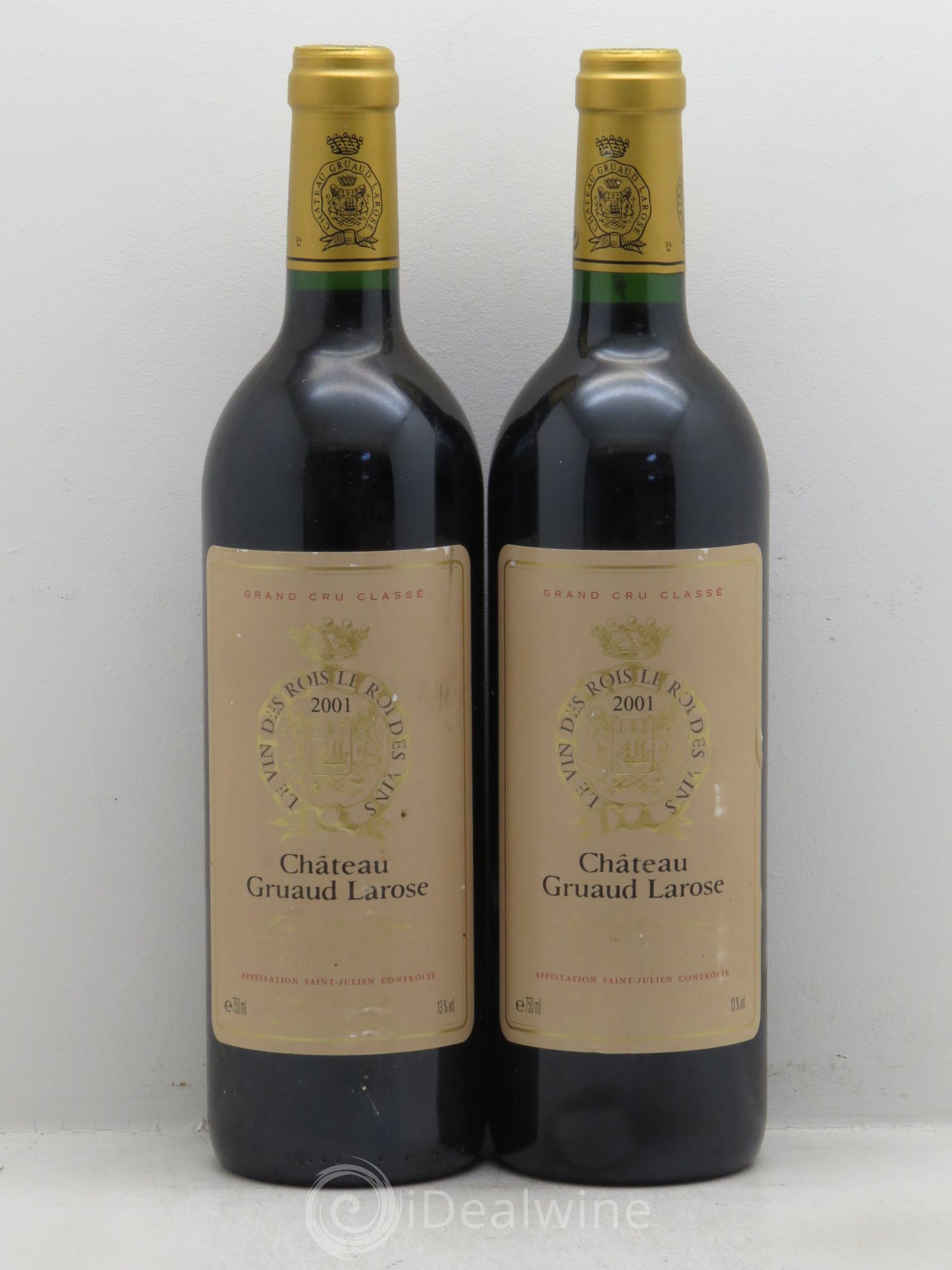 Château Gruaud Larose 2ème Grand Cru Classé 2001 - Lot de 2 bouteilles - 0