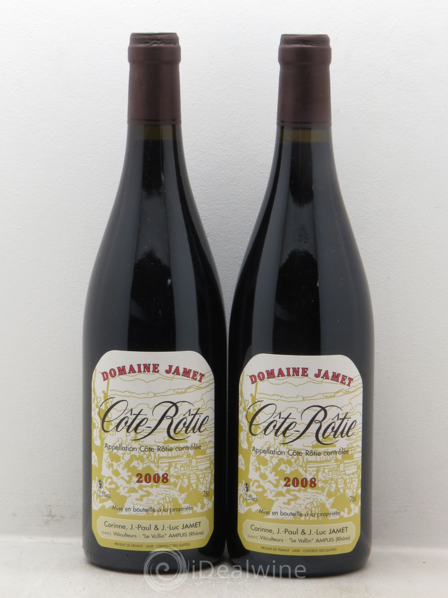 Côte-Rôtie Jamet (Domaine) 2008 - Lot de 2 bouteilles - 0