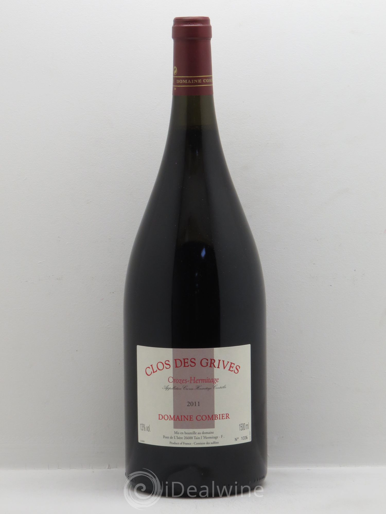 Crozes-Hermitage Clos des Grives Combier 2011 - Lot de 1 magnum - 0